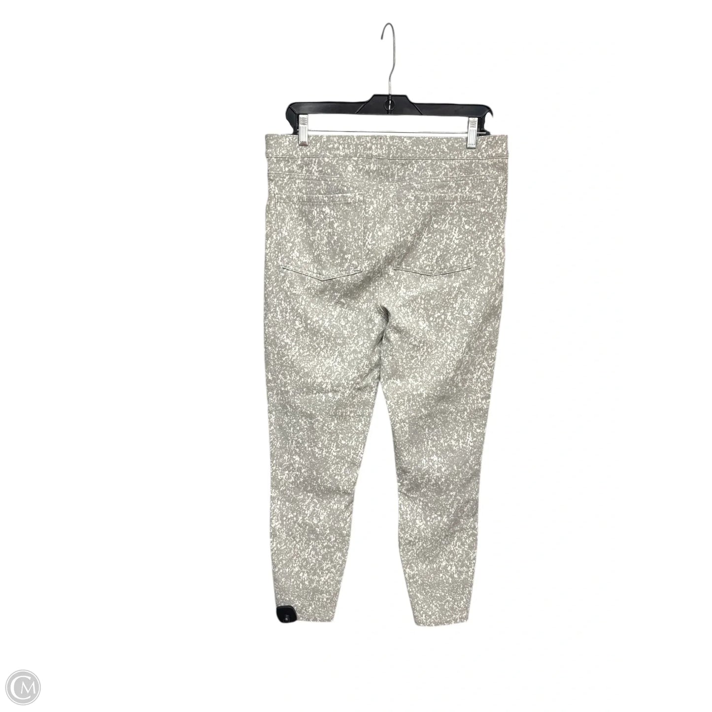 Pants Leggings By Spanx In Grey & White, Size: Xl