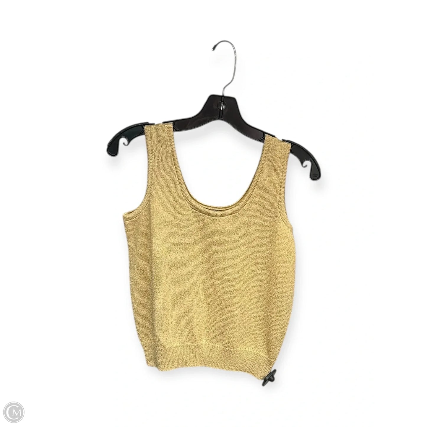Top Sleeveless By St. John In Gold, Size: S