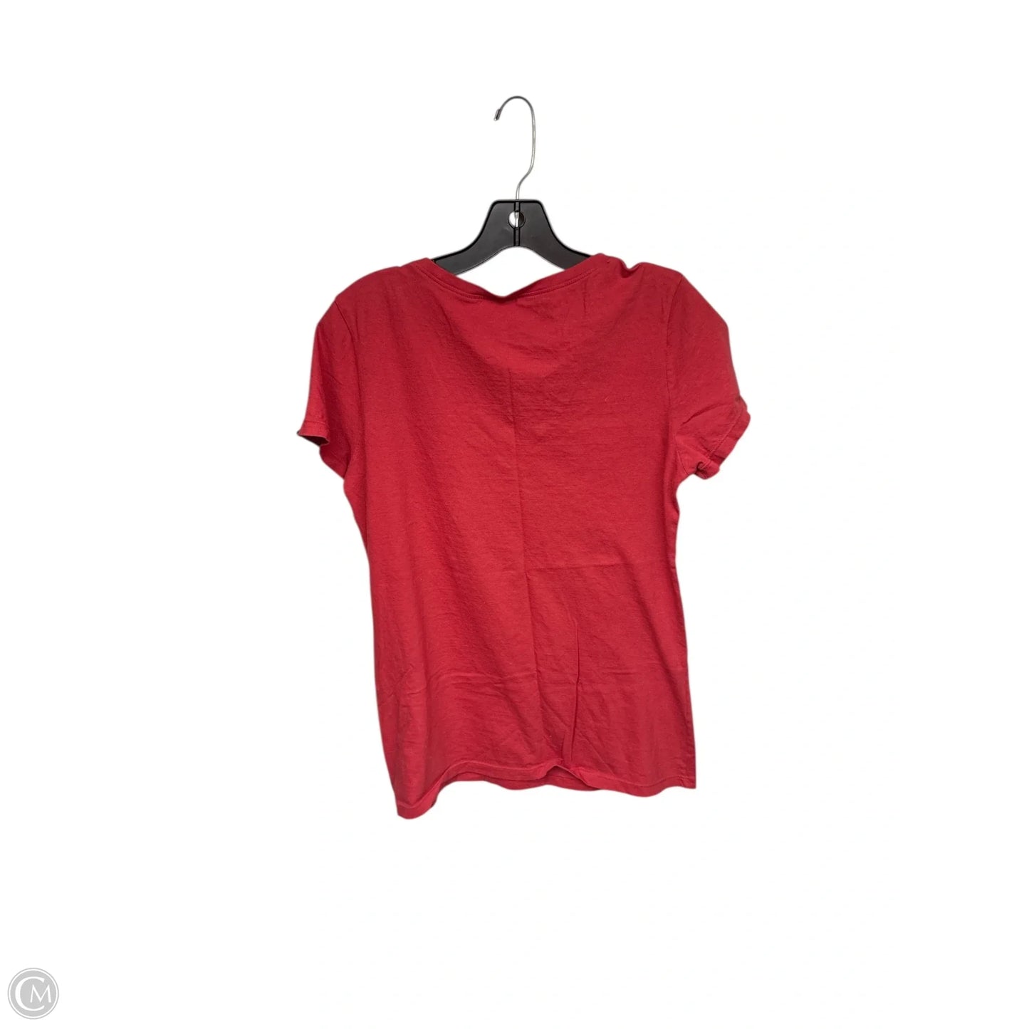 Athletic Top Short Sleeve By Clothes Mentor In Red, Size: Xl