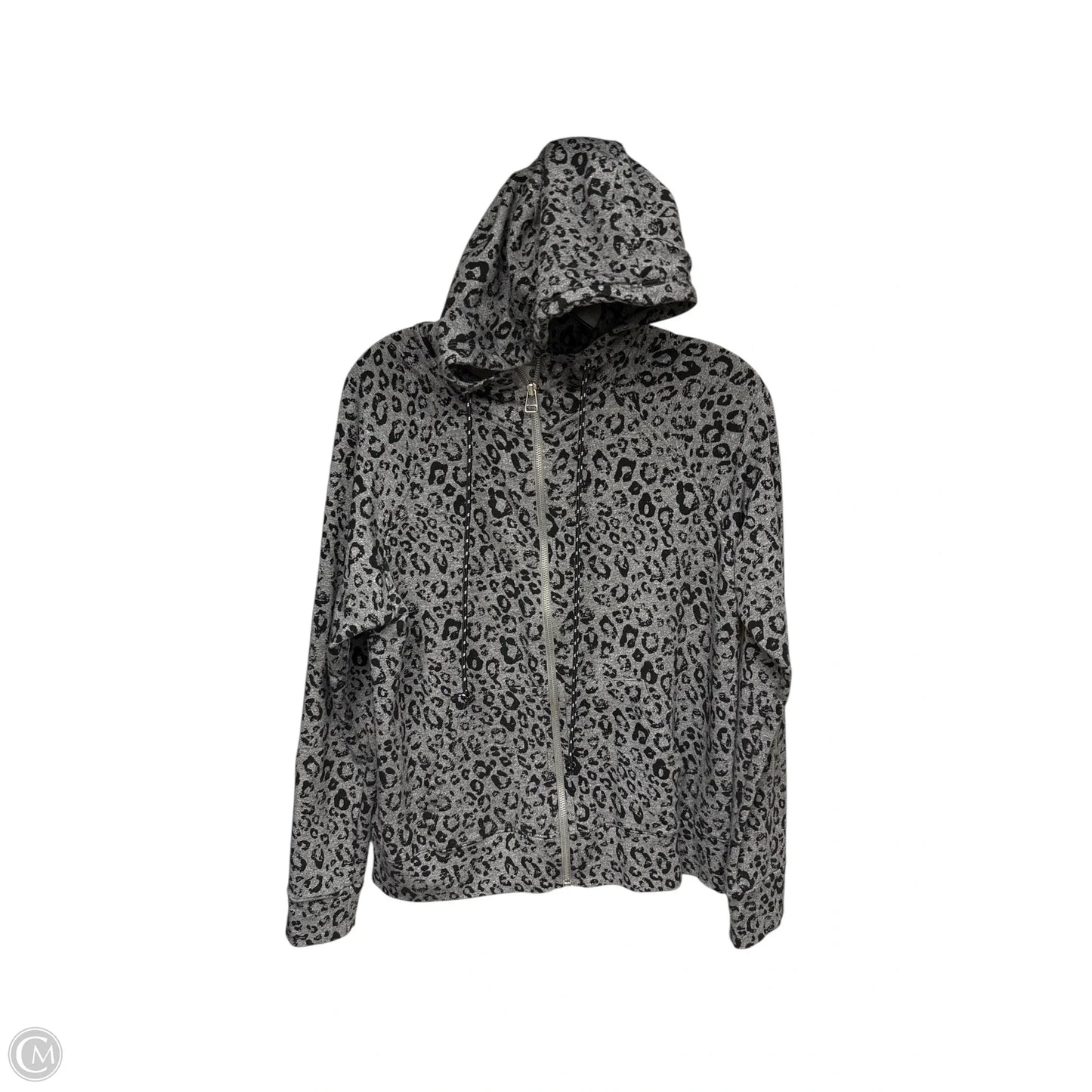 Sweatshirt Hoodie By Sundance In Leopard Print, Size: S