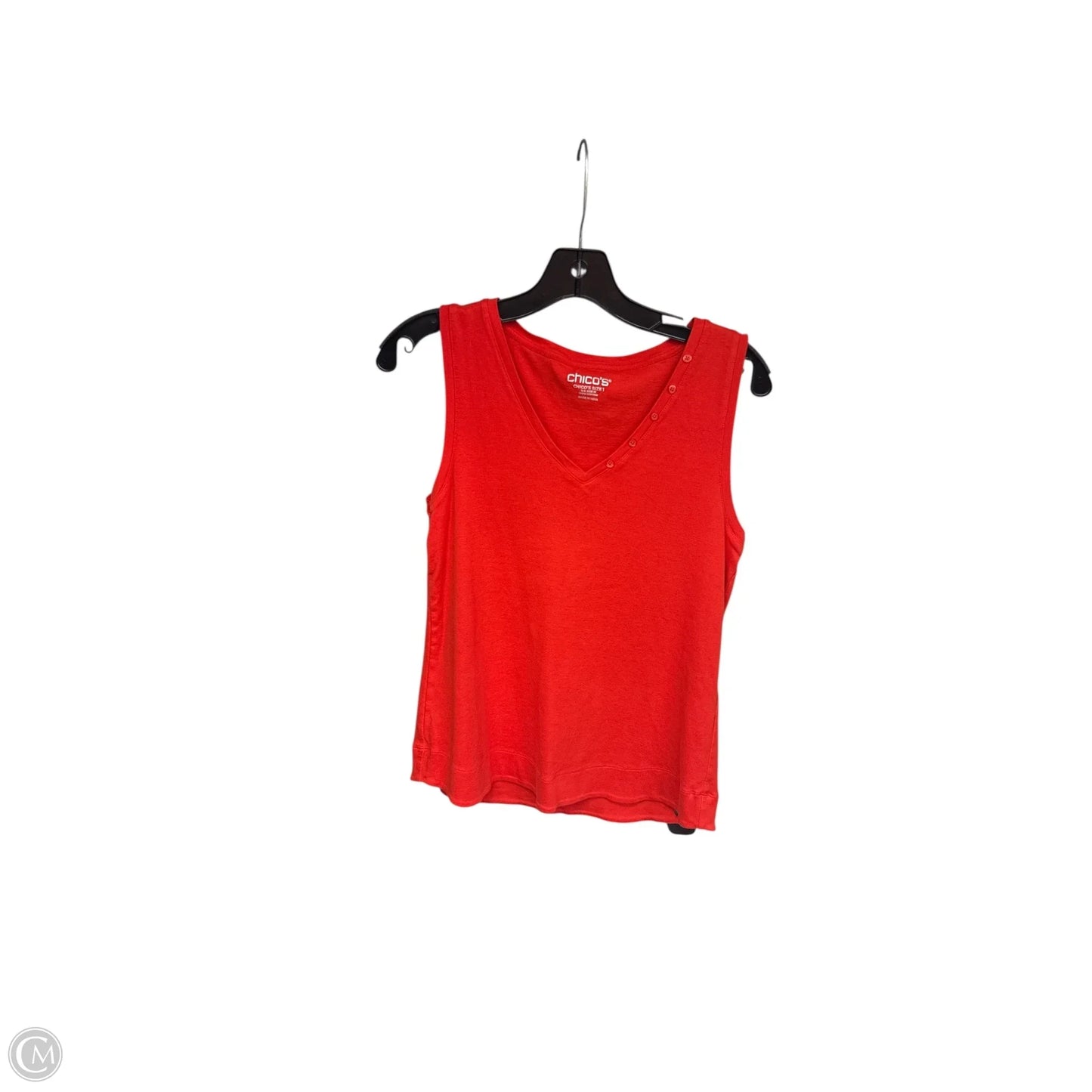 Top Sleeveless Basic By Chicos In Red