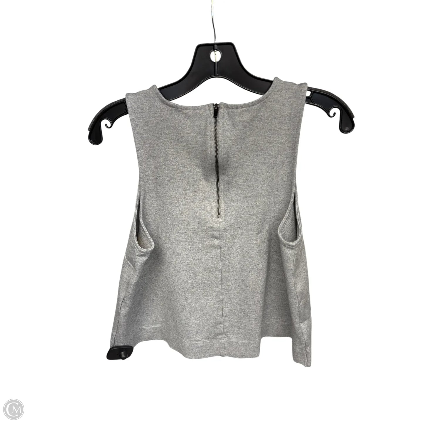 Top Sleeveless By Banana Republic In Grey, Size: M