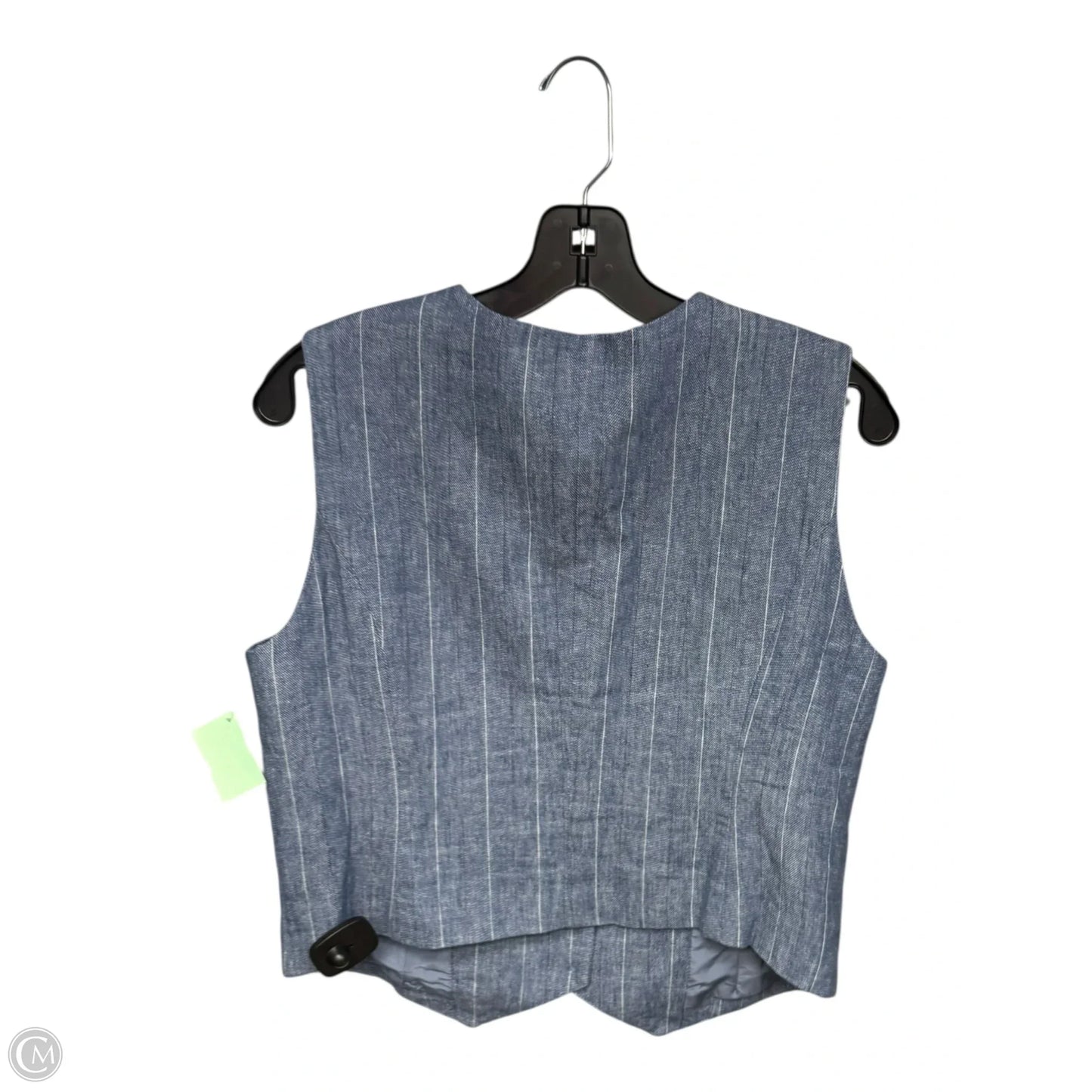 Top Sleeveless By Tahari In Blue, Size: L