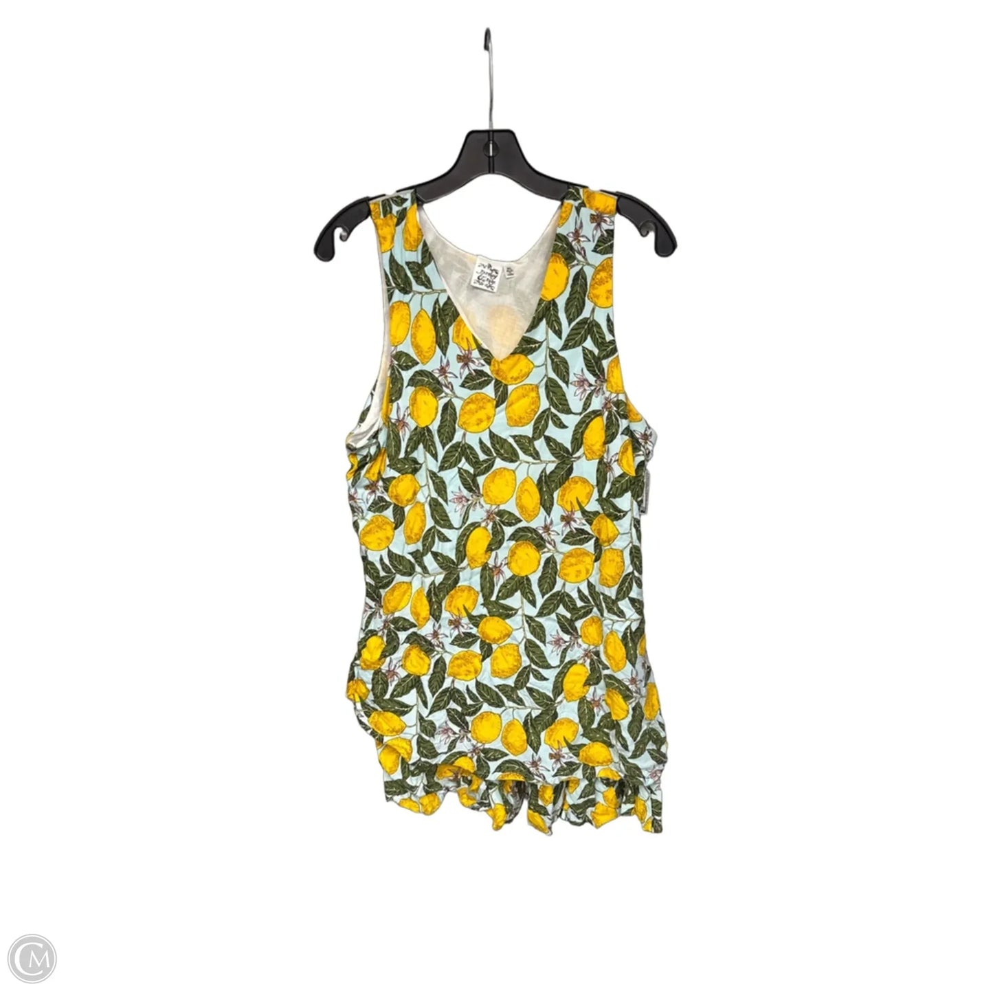Tunic Sleeveless By Parsley & Sage In Blue & Yellow, Size: Xl