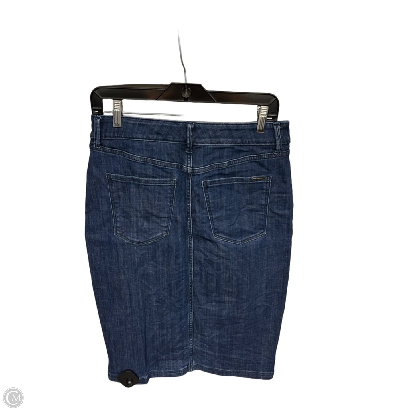 Skirt Midi By White House Black Market In Blue Denim, Size: 6
