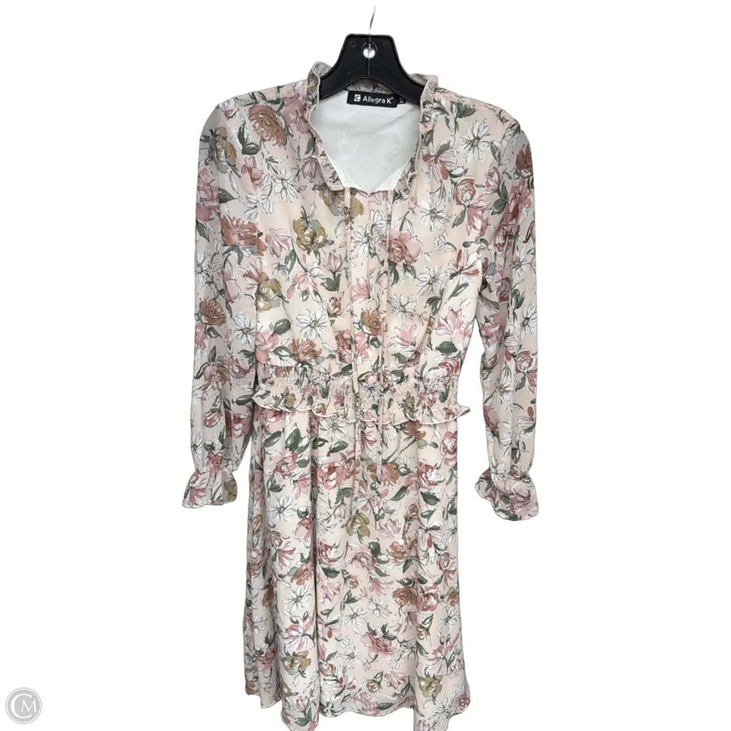 Dress Casual Maxi By Allegra K In Pink, Size: Xs