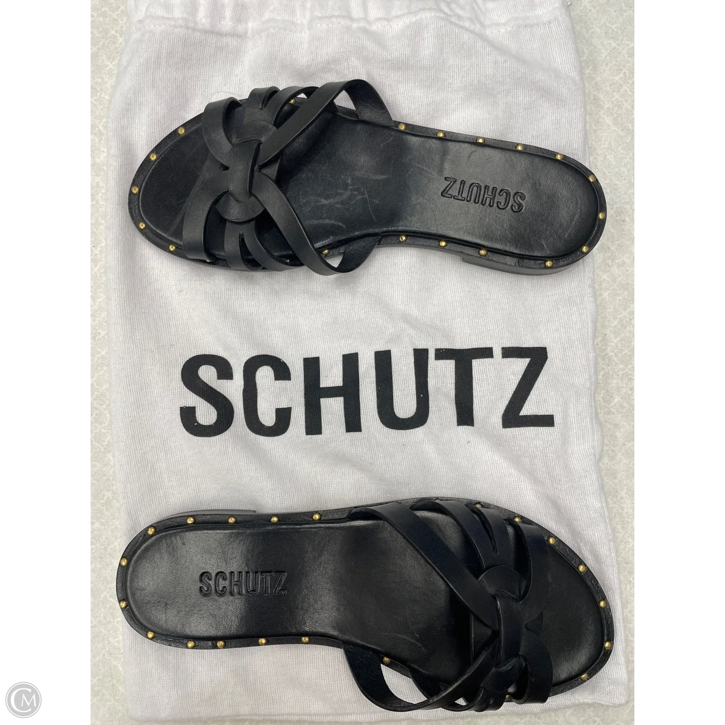Sandals Flats By Schutz In Black, Size: 6