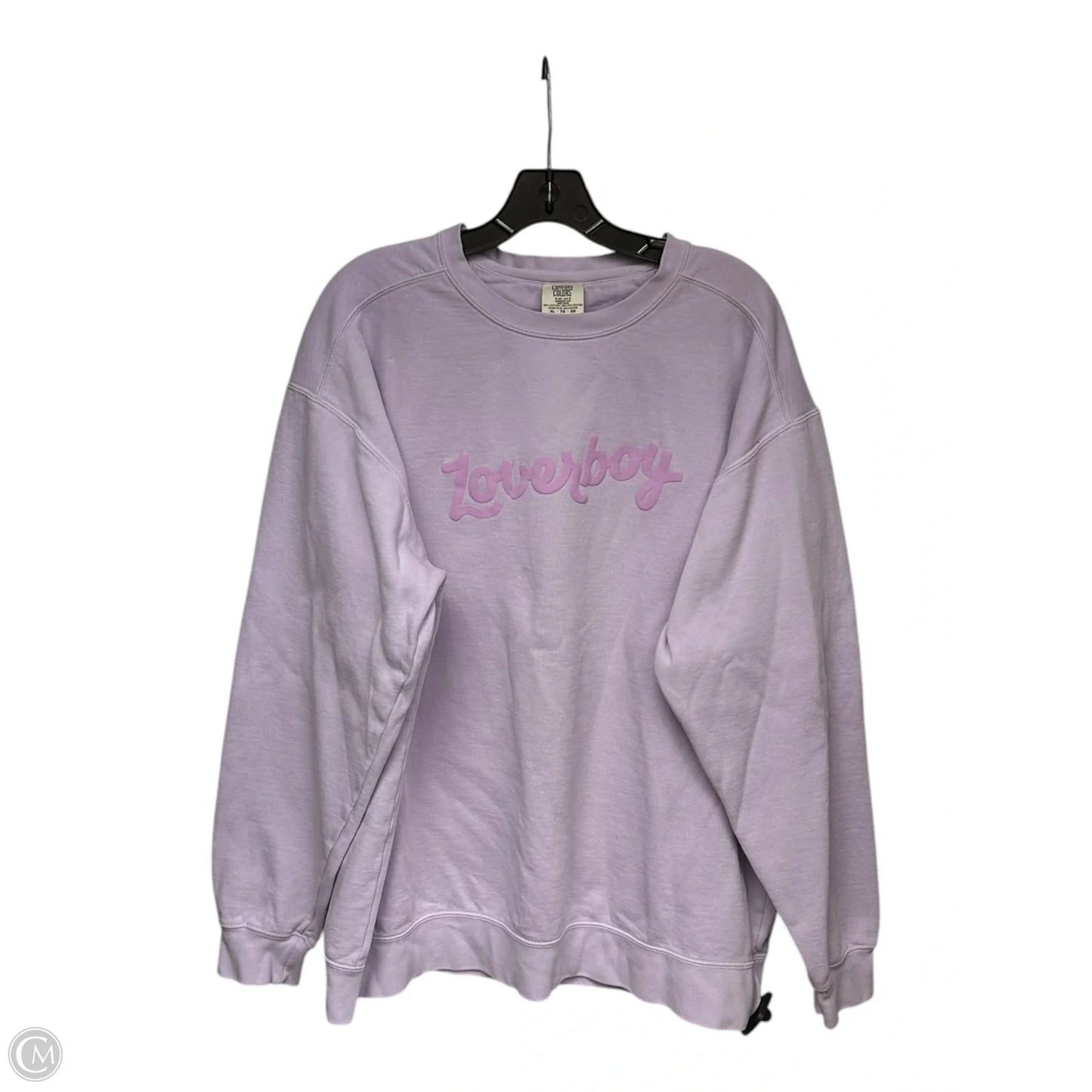 Sweatshirt Crewneck By Clothes Mentor In Purple, Size: Xl