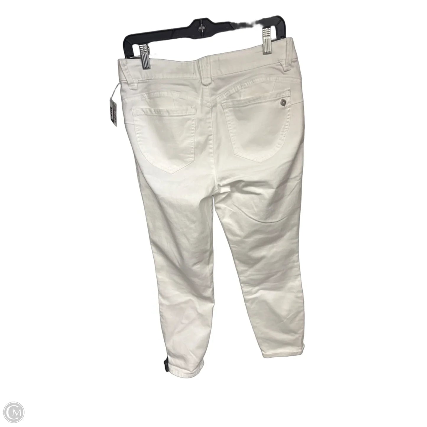 Jeans Skinny By Democracy In White Denim, Size: 8