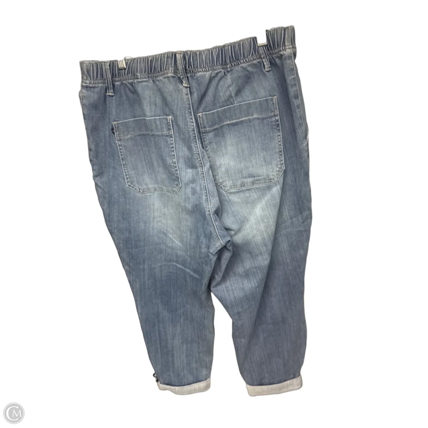 Jeans Wide Leg By Judy Blue In Blue Denim, Size: 16