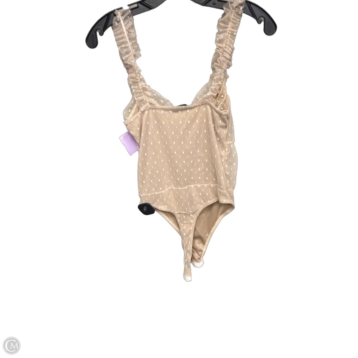 Bodysuit By Pretty Little Thing In Beige, Size: 2