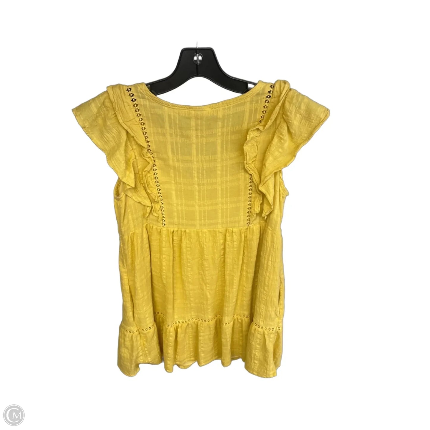 Dress Casual Midi By Knox Rose In Yellow, Size: S