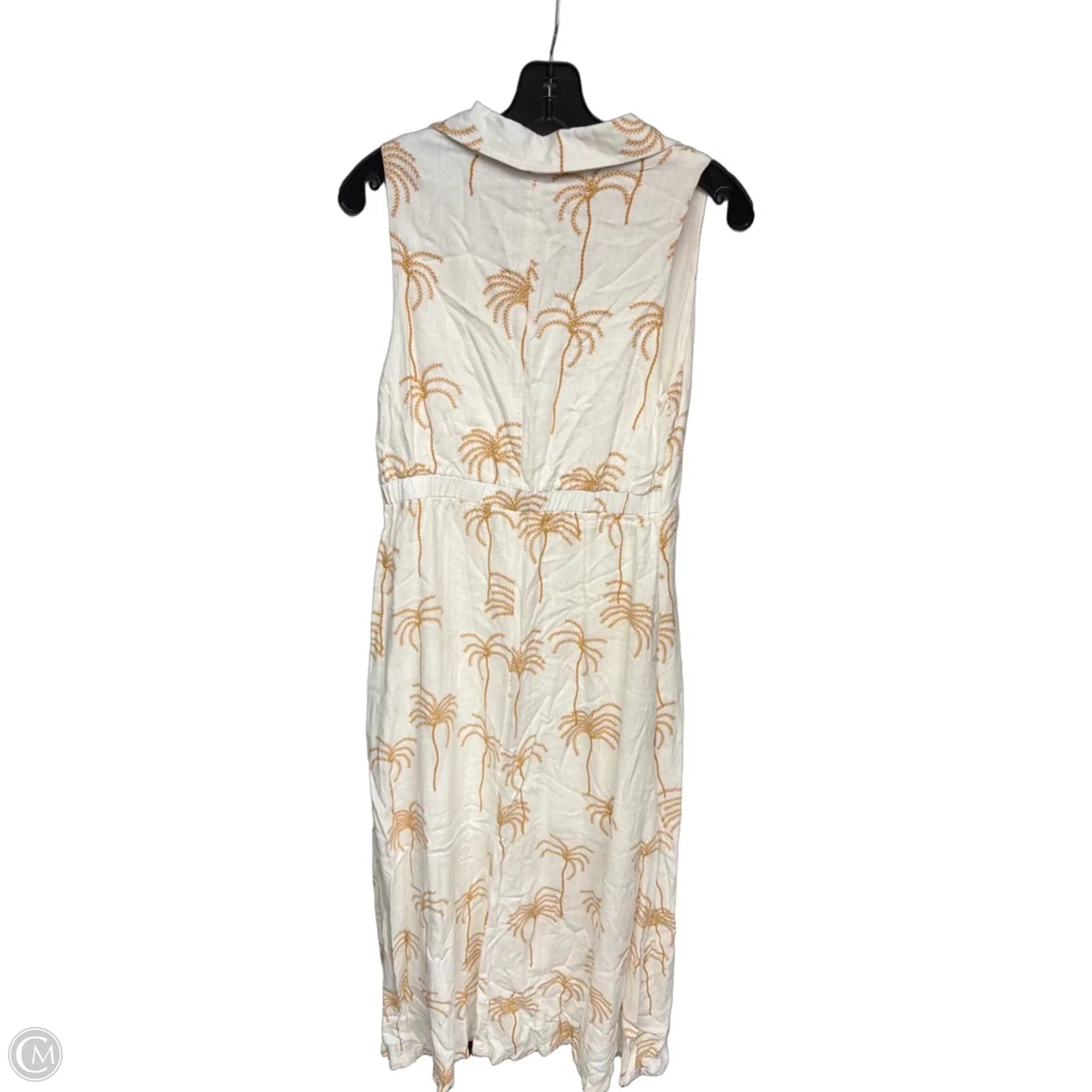 Dress Casual Maxi By Petal & Pup In Orange & White, Size: S