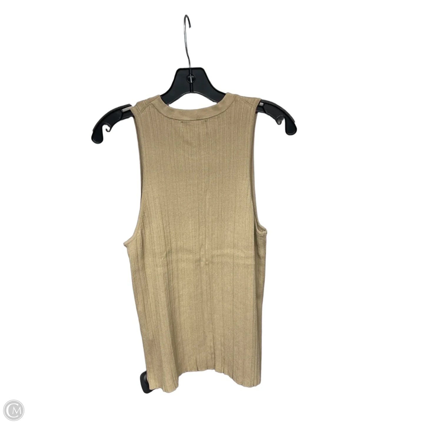 Top Sleeveless By Banana Republic In Beige, Size: L