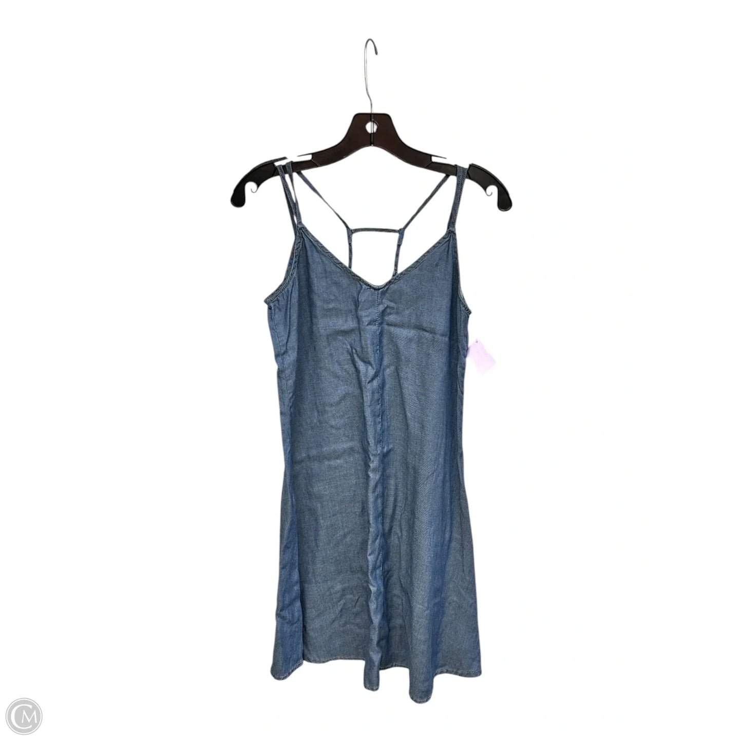 Dress Casual Midi By Jachs Girlfirend In Blue Denim, Size: Xs