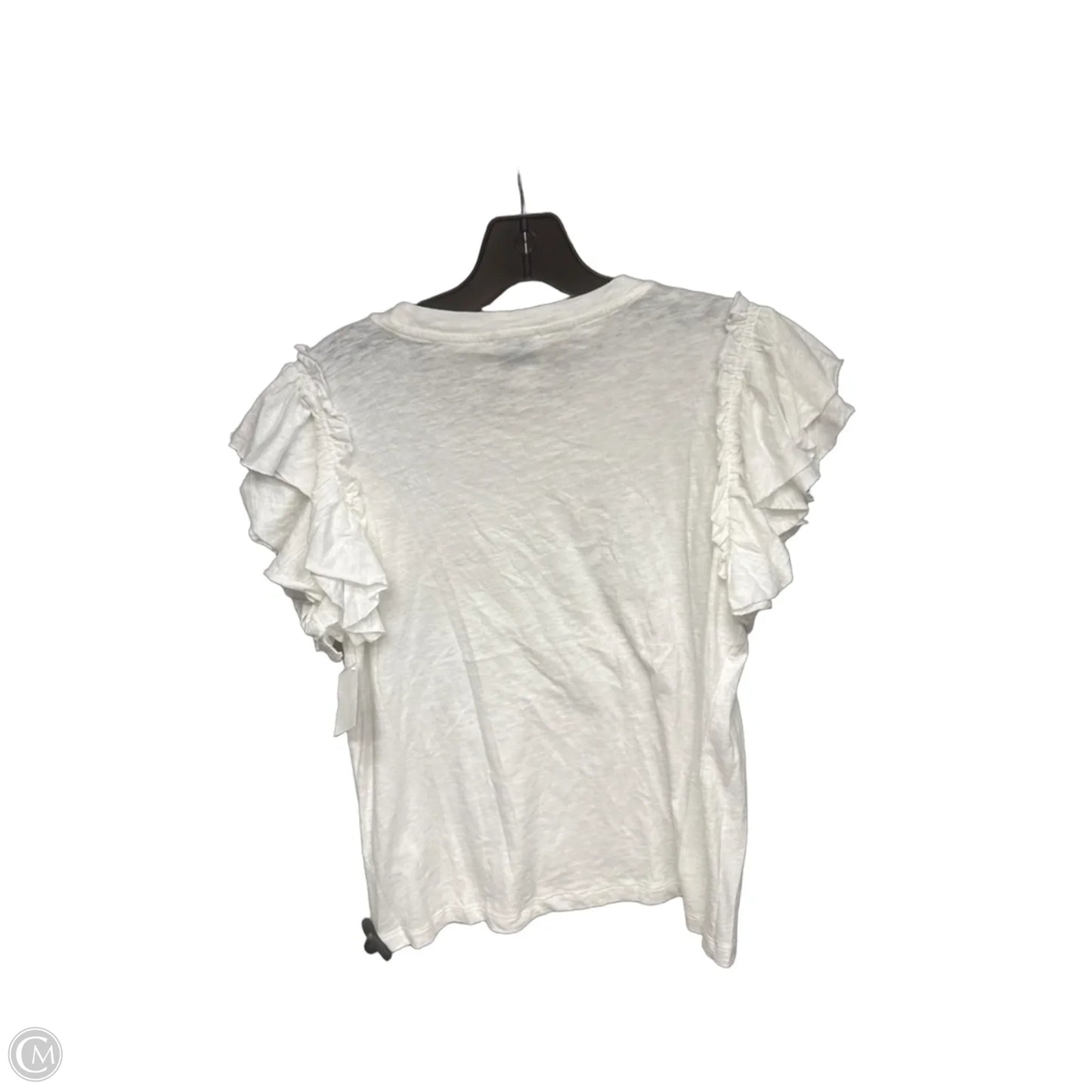Top Short Sleeve By Industry In White, Size: S