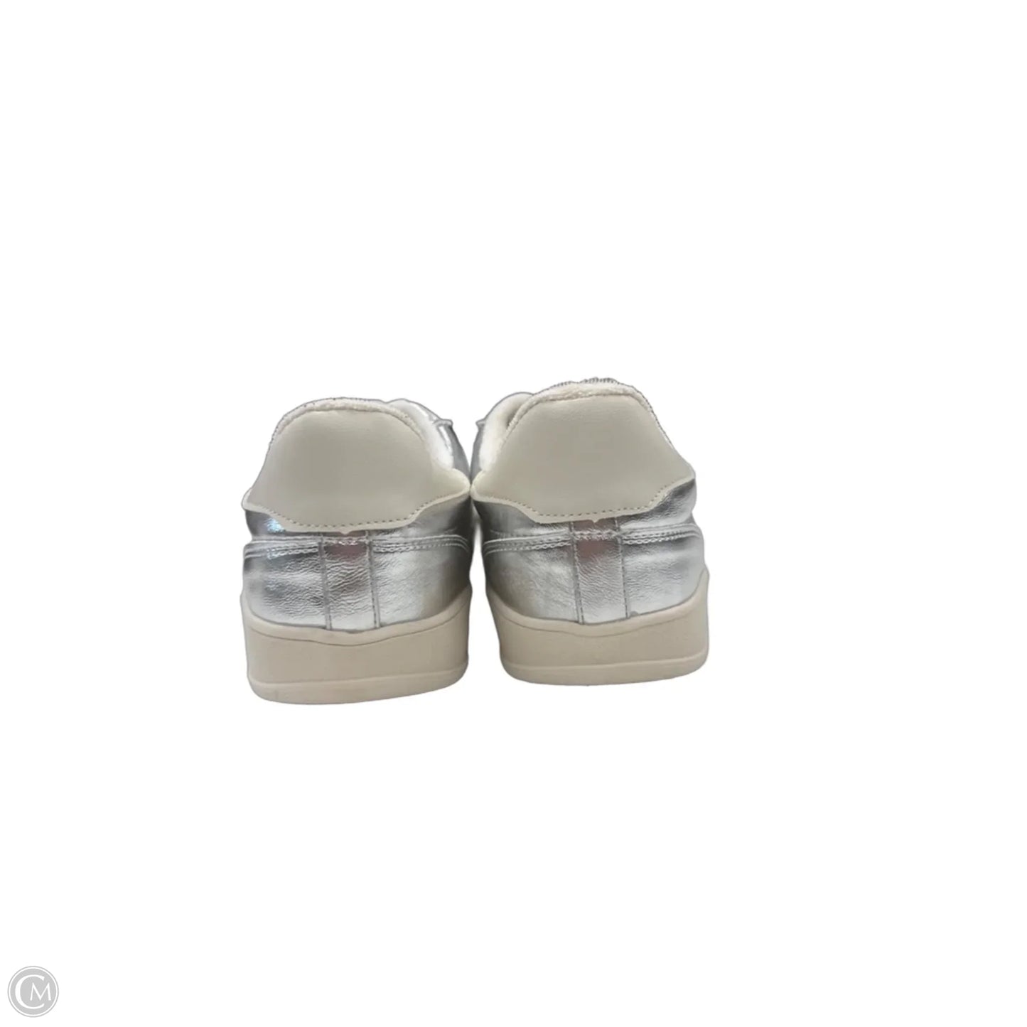 Shoes Sneakers By Madden Girl In Silver, Size: 10