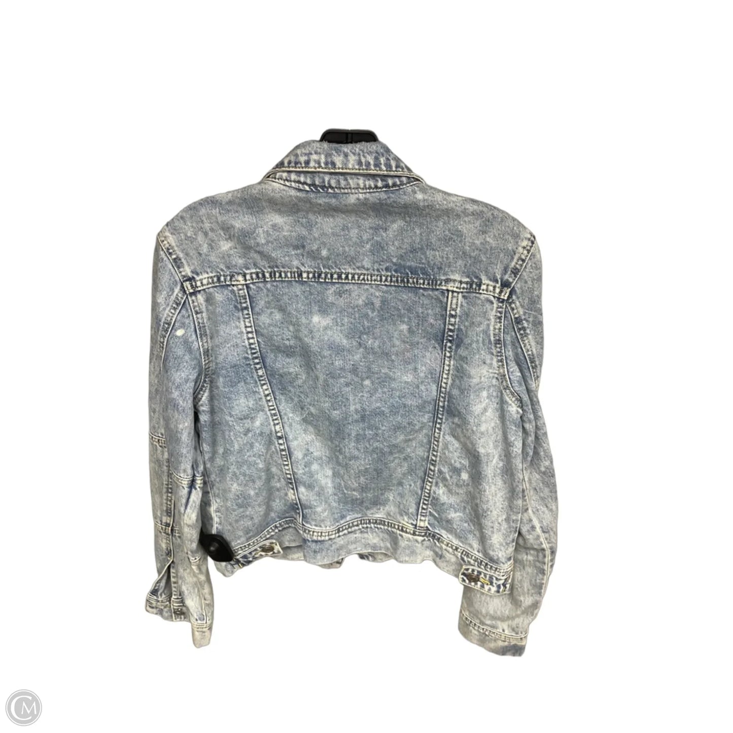 Jacket Denim By Veveret In Blue Denim, Size: S