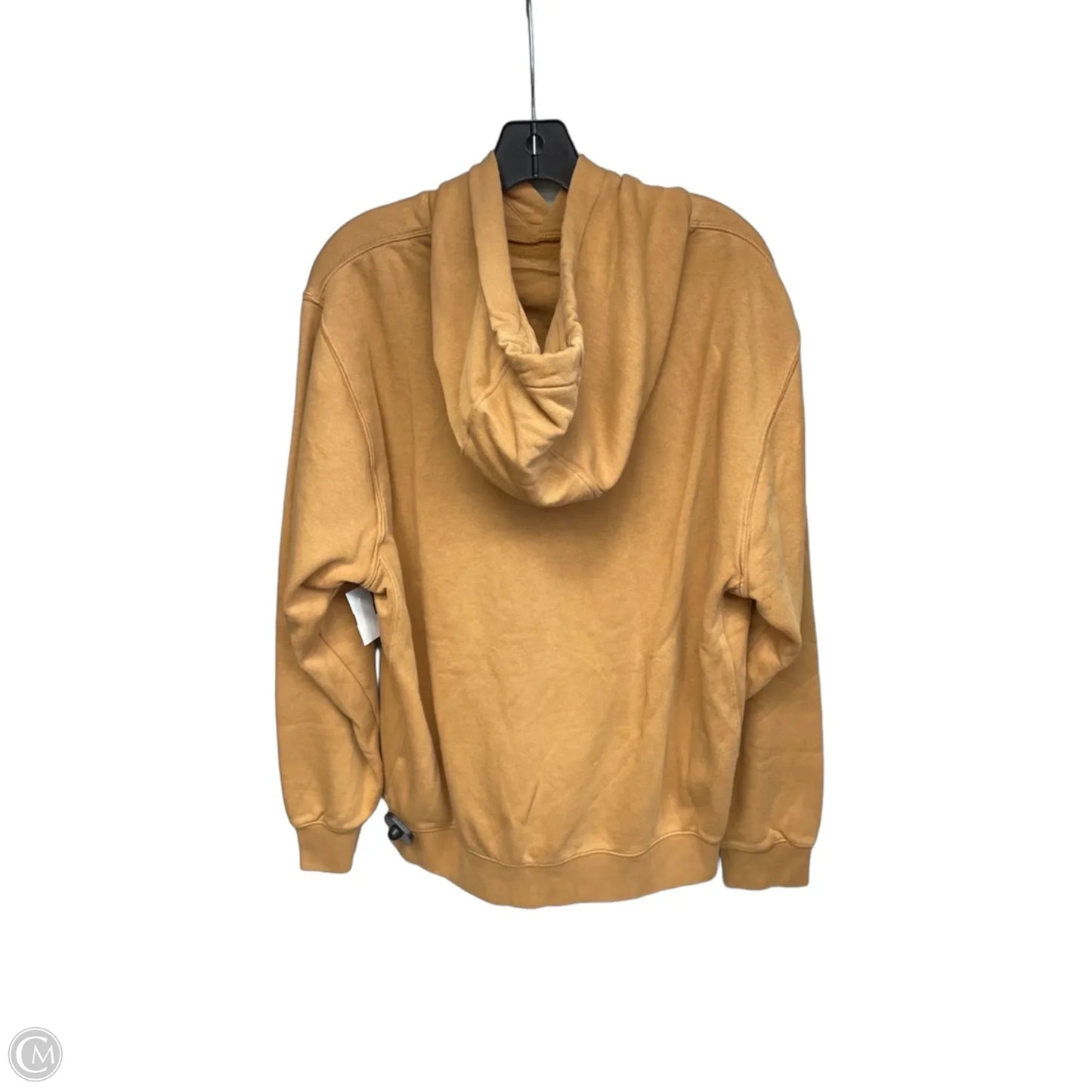 Athletic Sweatshirt Hoodie By Nike Apparel In Tan, Size: L