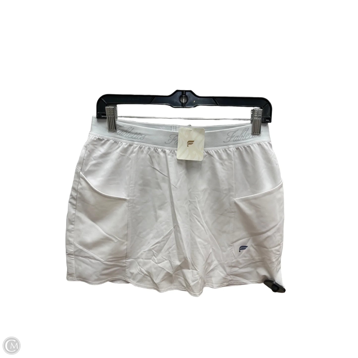 Athletic Skort By Fabletics In White, Size: M