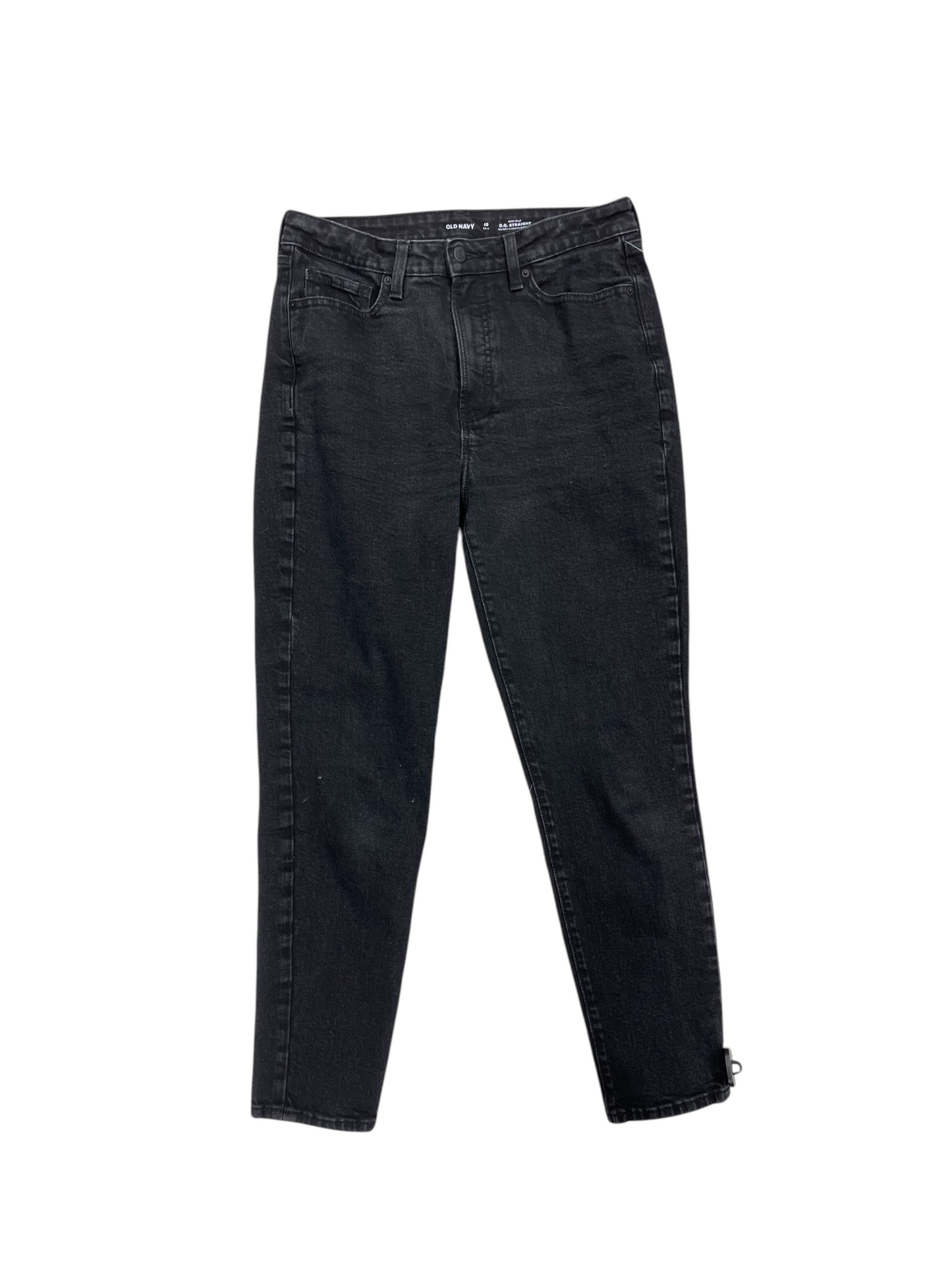 Jeans Straight By Old Navy In Black, Size: 10l