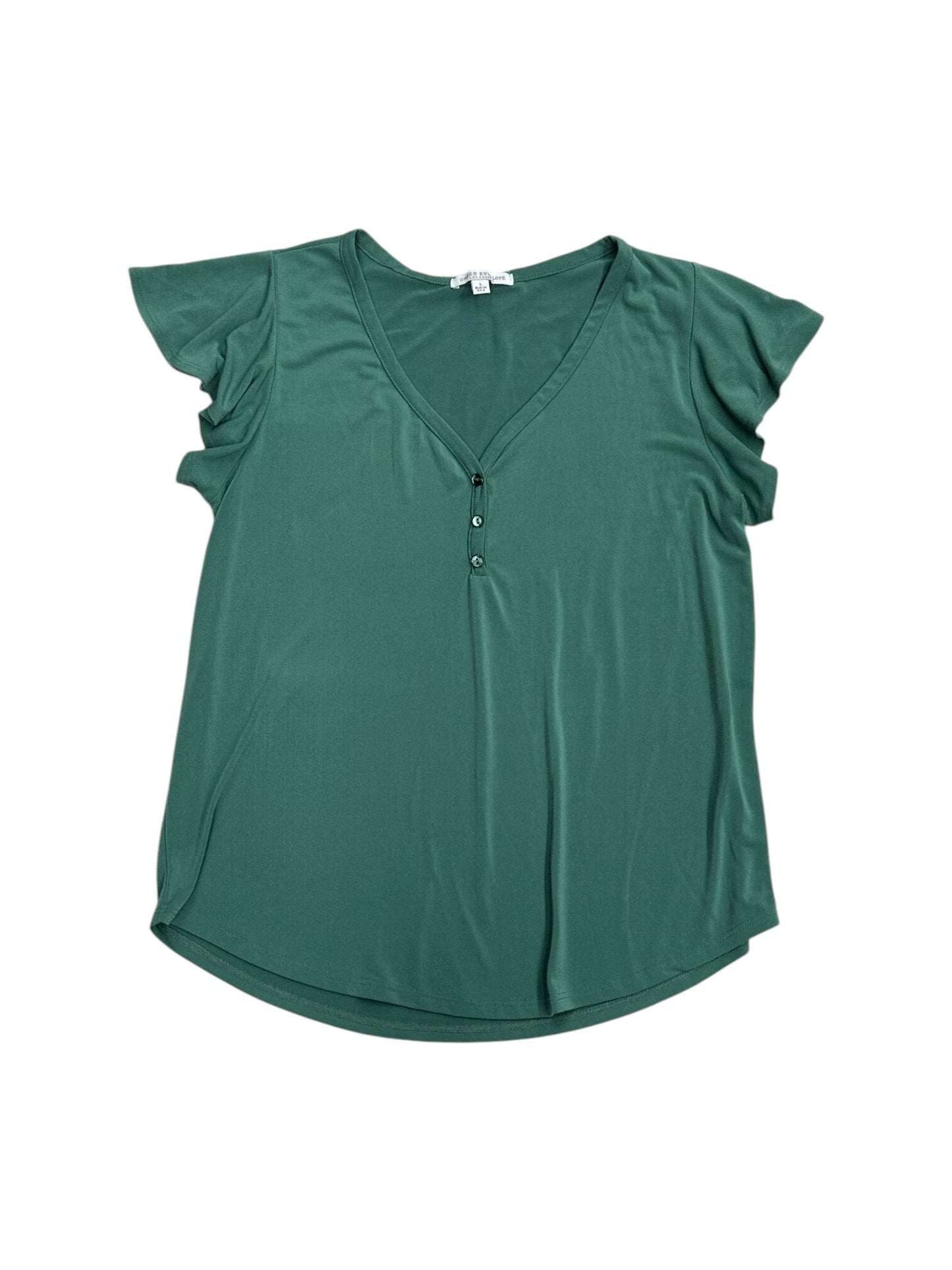 Top Short Sleeve By Green Envelope Size: L