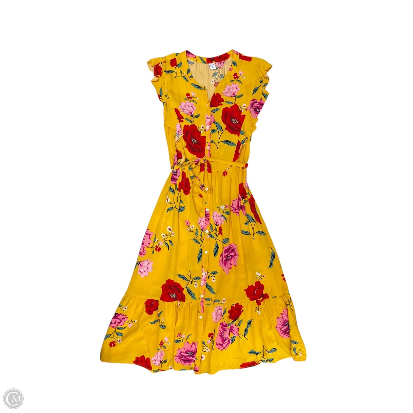 Dress Casual Maxi By Old Navy In Floral Print, Size: S