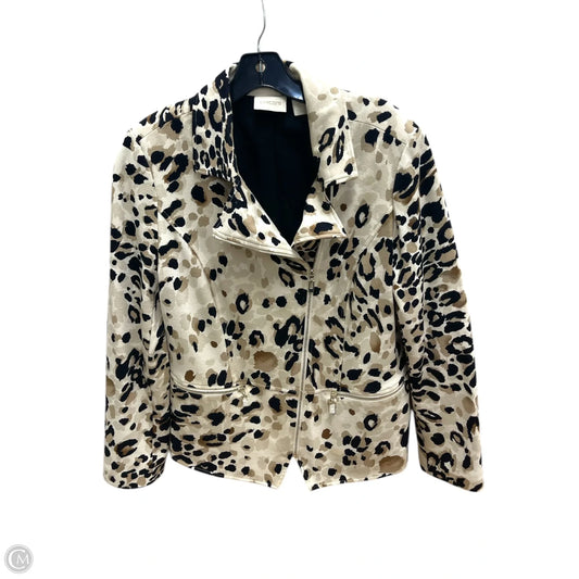Jacket Other By Chicos In Animal Print, Size: M