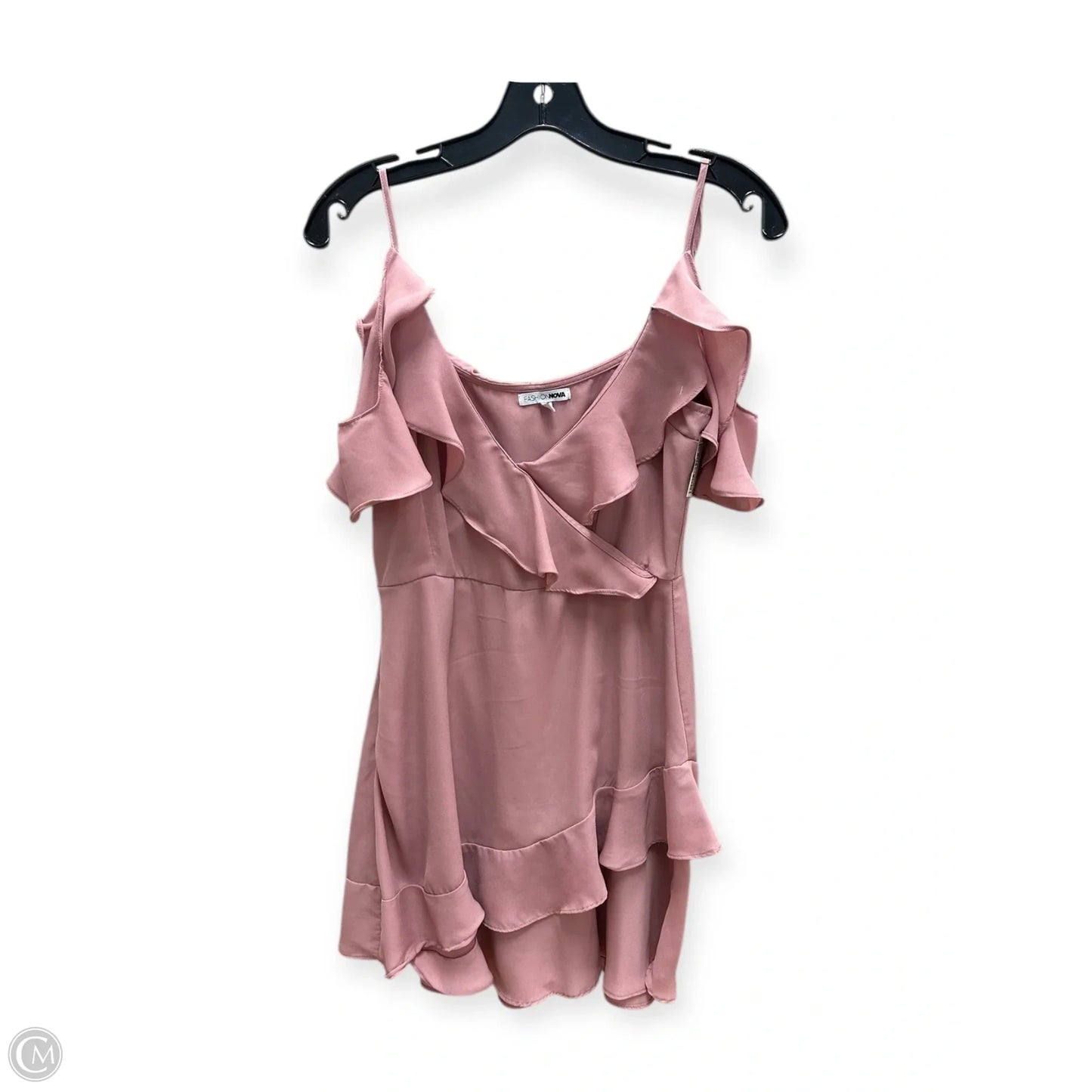 Dress Casual Short By Fashion Nova In Pink, Size: M