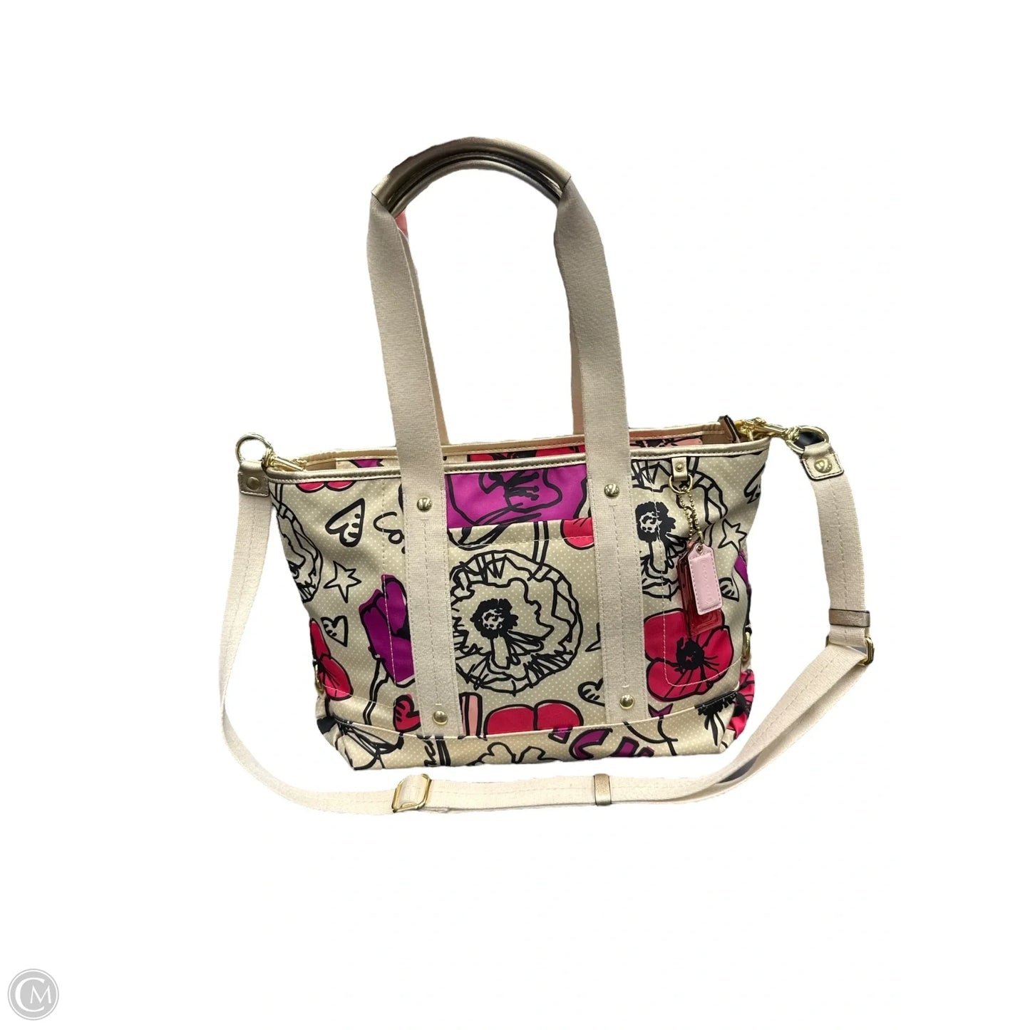 Handbag Designer By Coach, Size: Medium