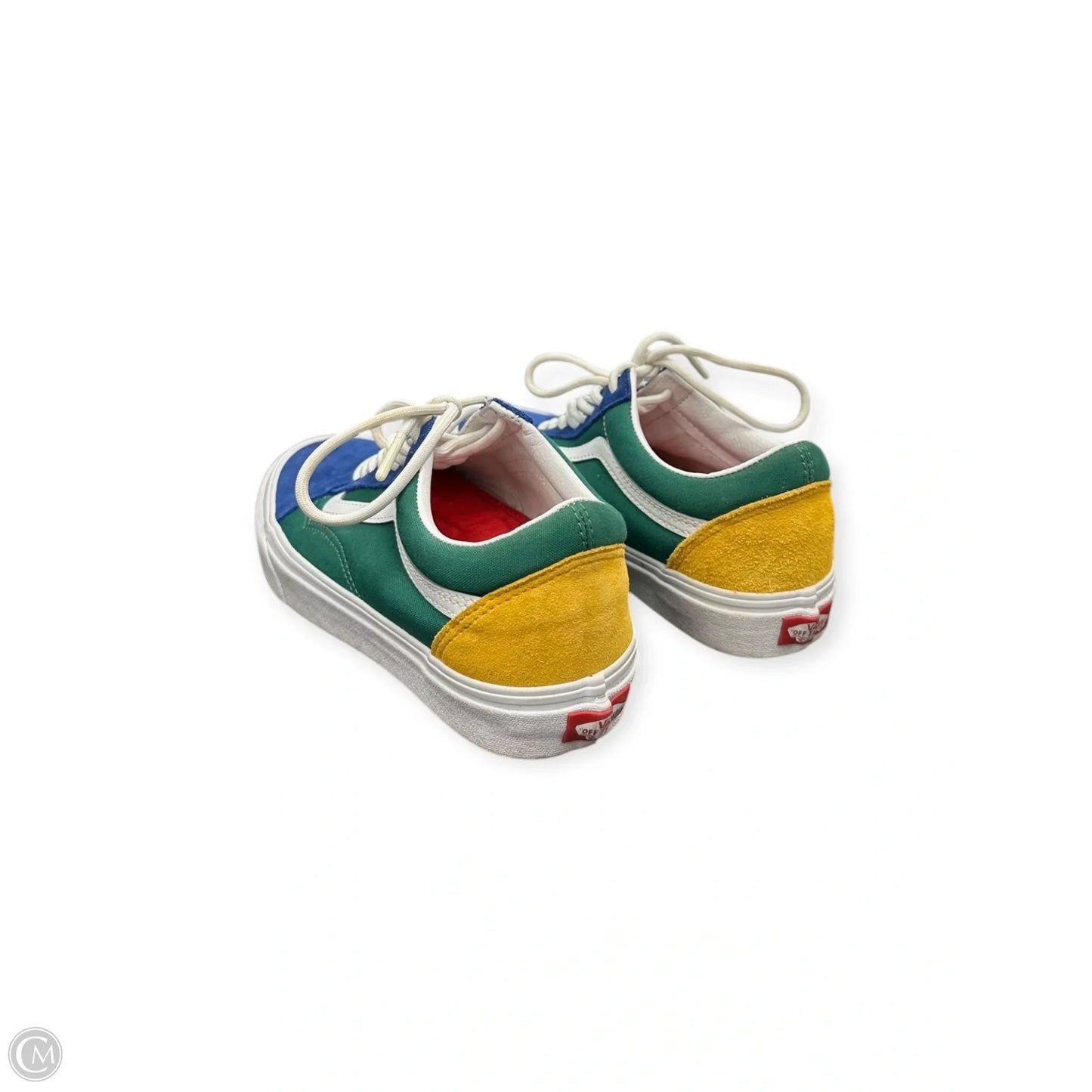 Shoes Sneakers By Vans In Blue & Red, Size: 9