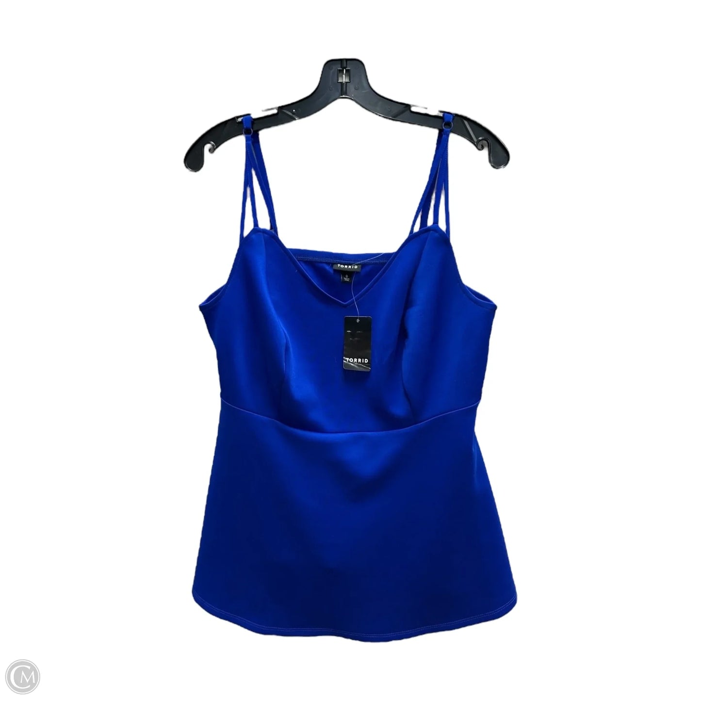 Top Sleeveless By Torrid In Blue, Size: L
