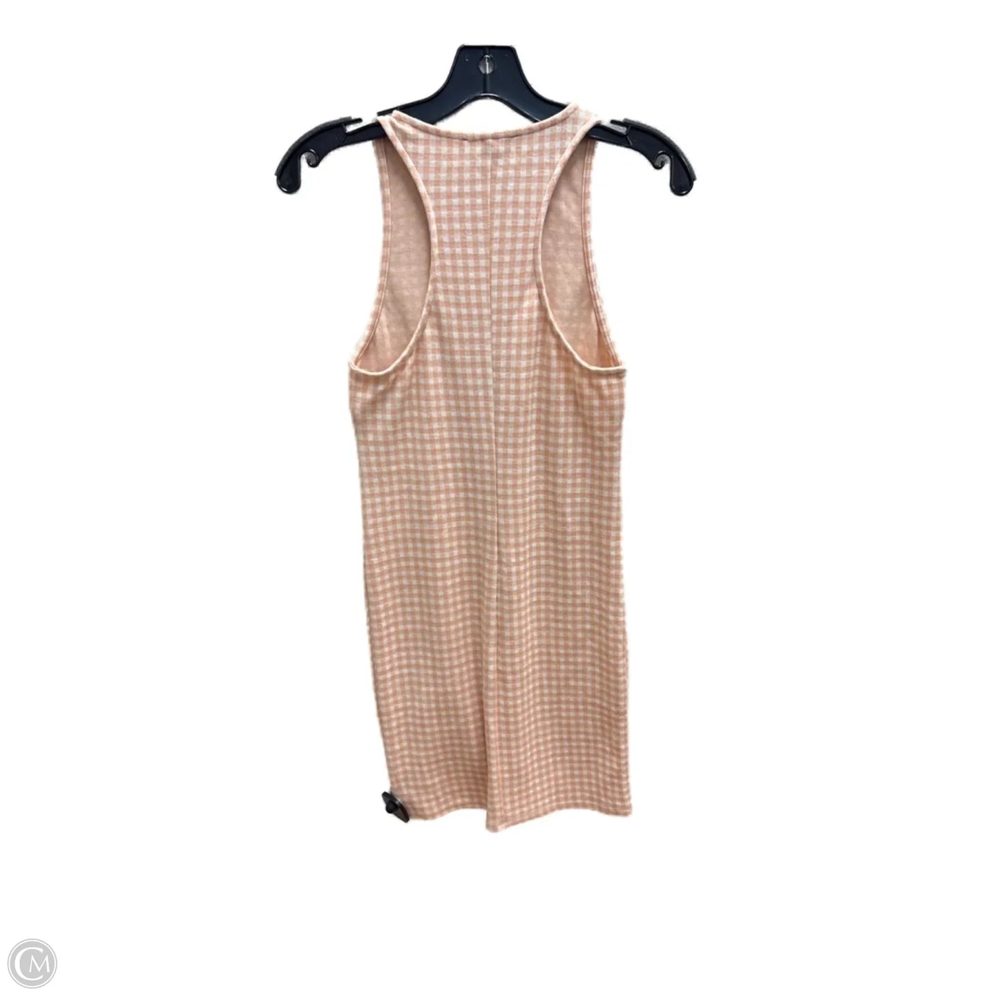 Dress Casual Short By Forever 21 In Orange & White, Size: M