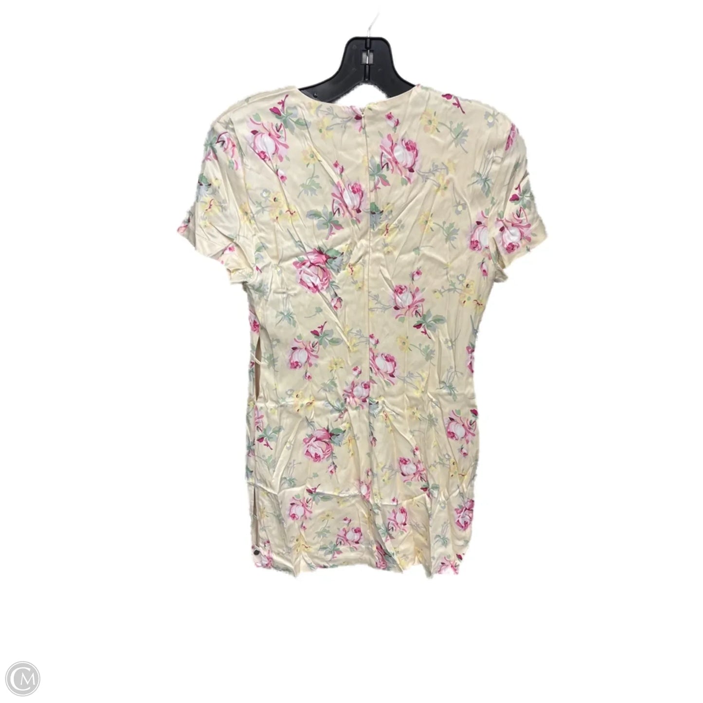 Dress Casual Short By Zara In Floral Print, Size: M