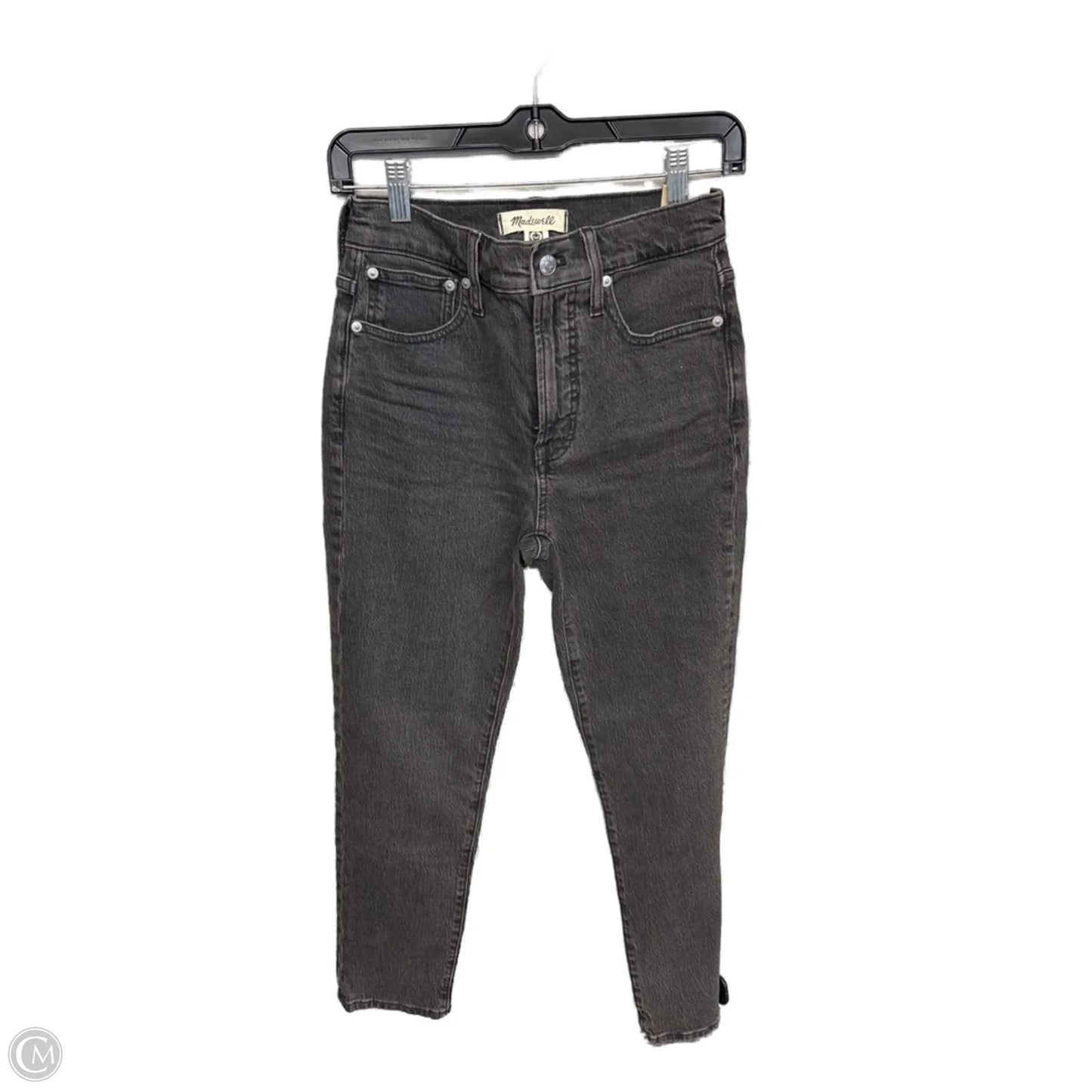 Jeans Straight By Madewell In Grey, Size: 0