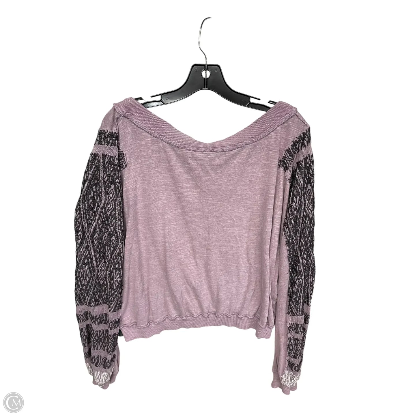 Top Long Sleeve By We The Free In Purple, Size: S