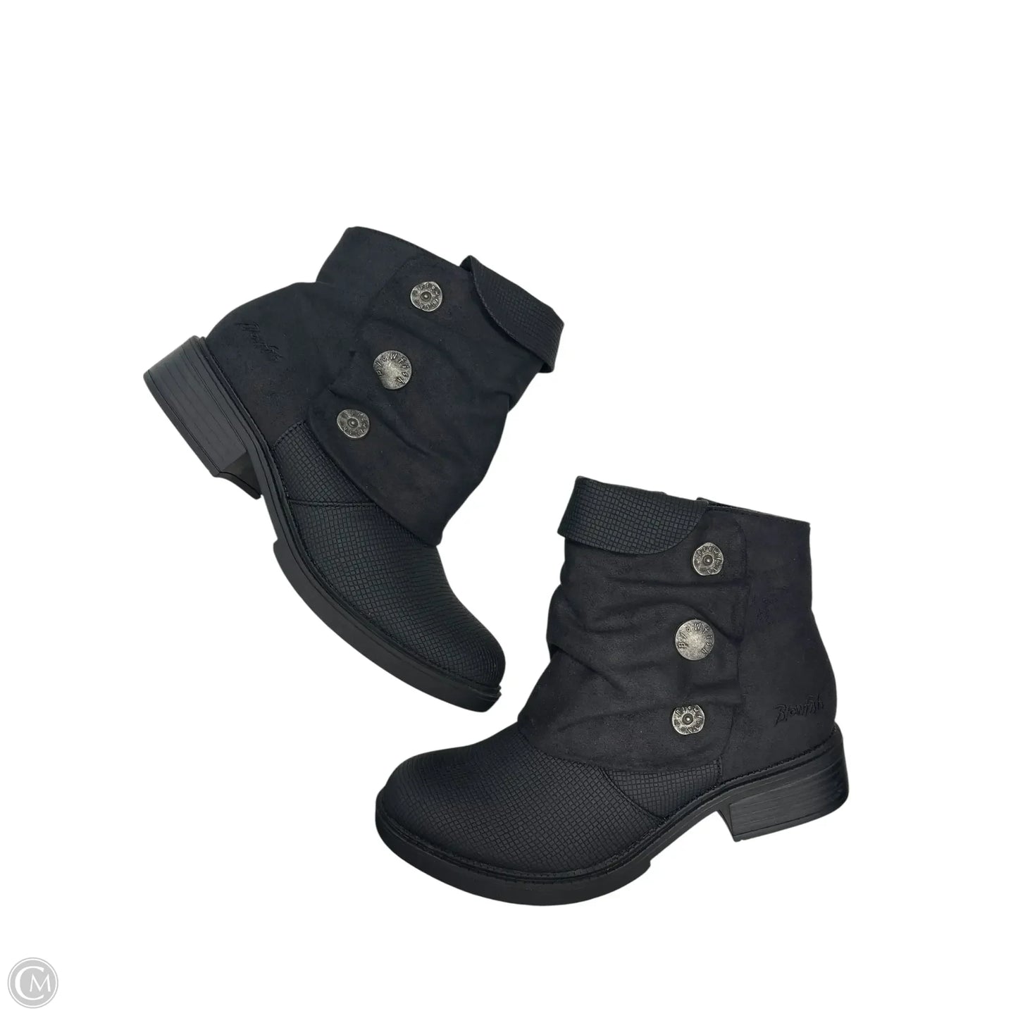 Boots Ankle Flats By Blowfish In Black, Size: 6.5