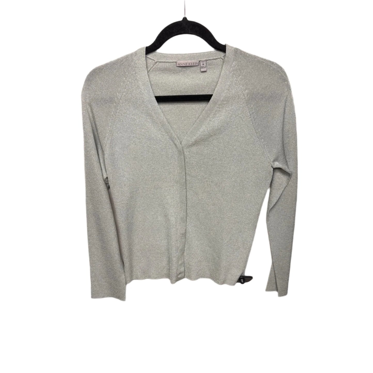 Cardigan By Anne Klein In Green, Size: M