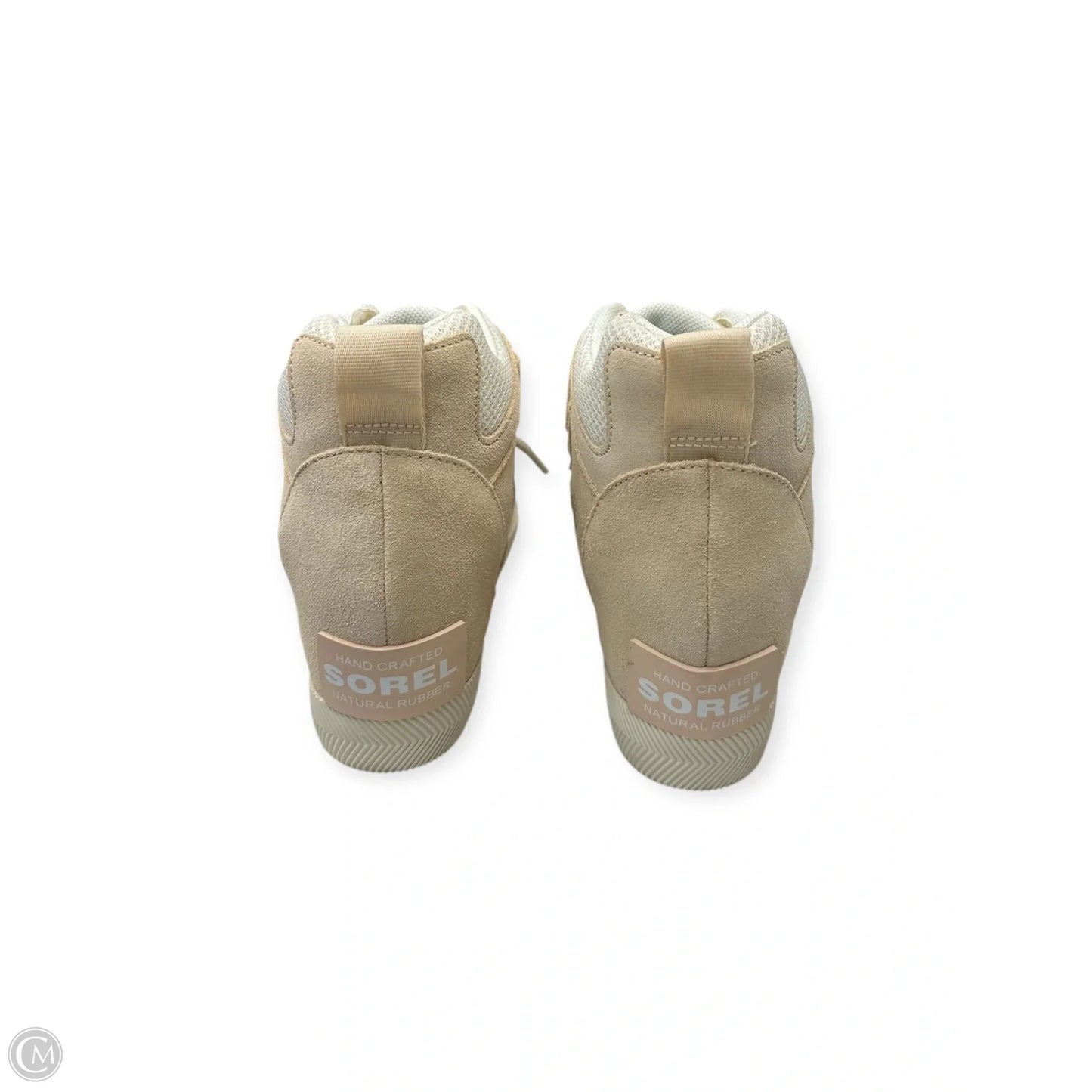 Shoes Heels Wedge By Sorel In Tan, Size: 7.5