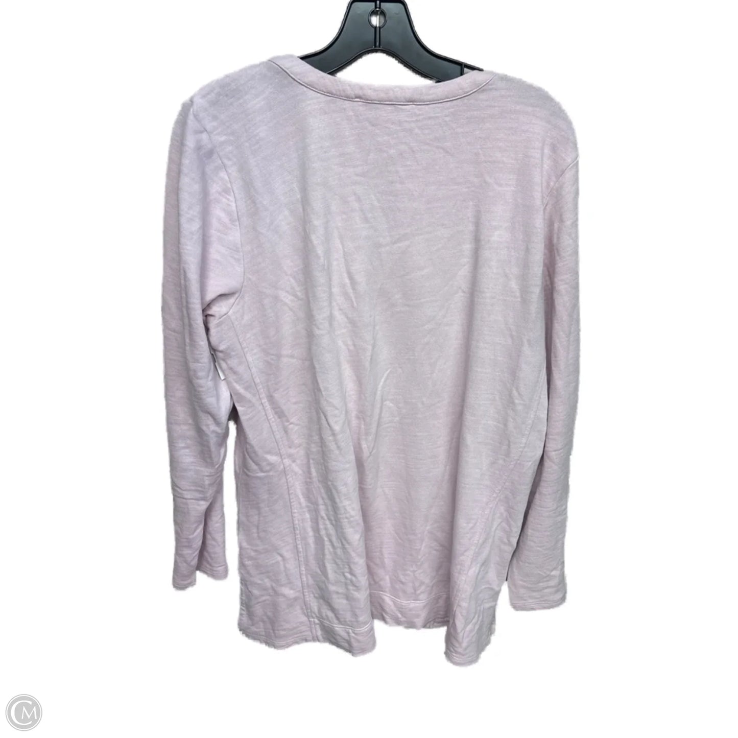 Top Long Sleeve By Pure Jill In Pink, Size: L