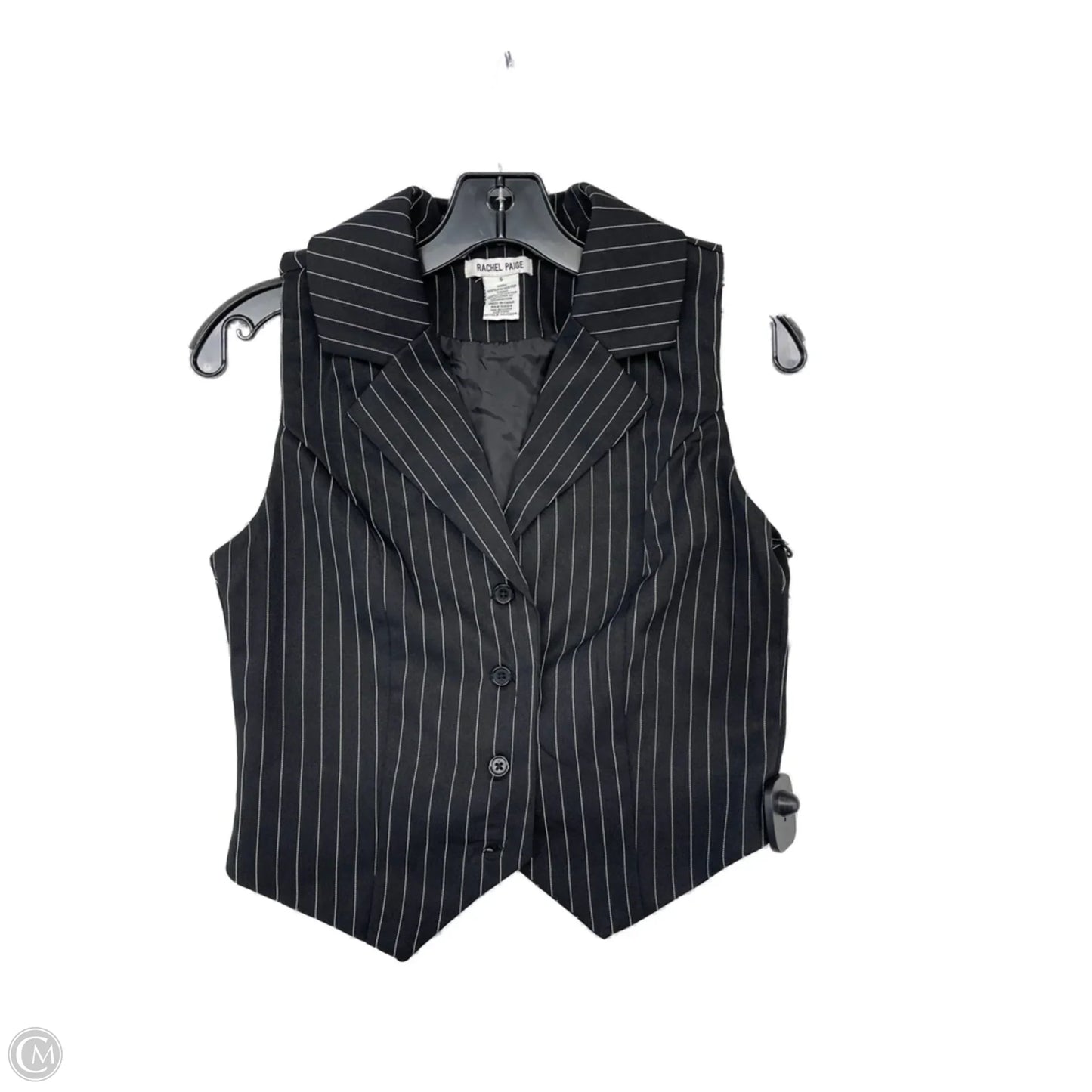 Vest Other By Clothes Mentor In Black & White, Size: S