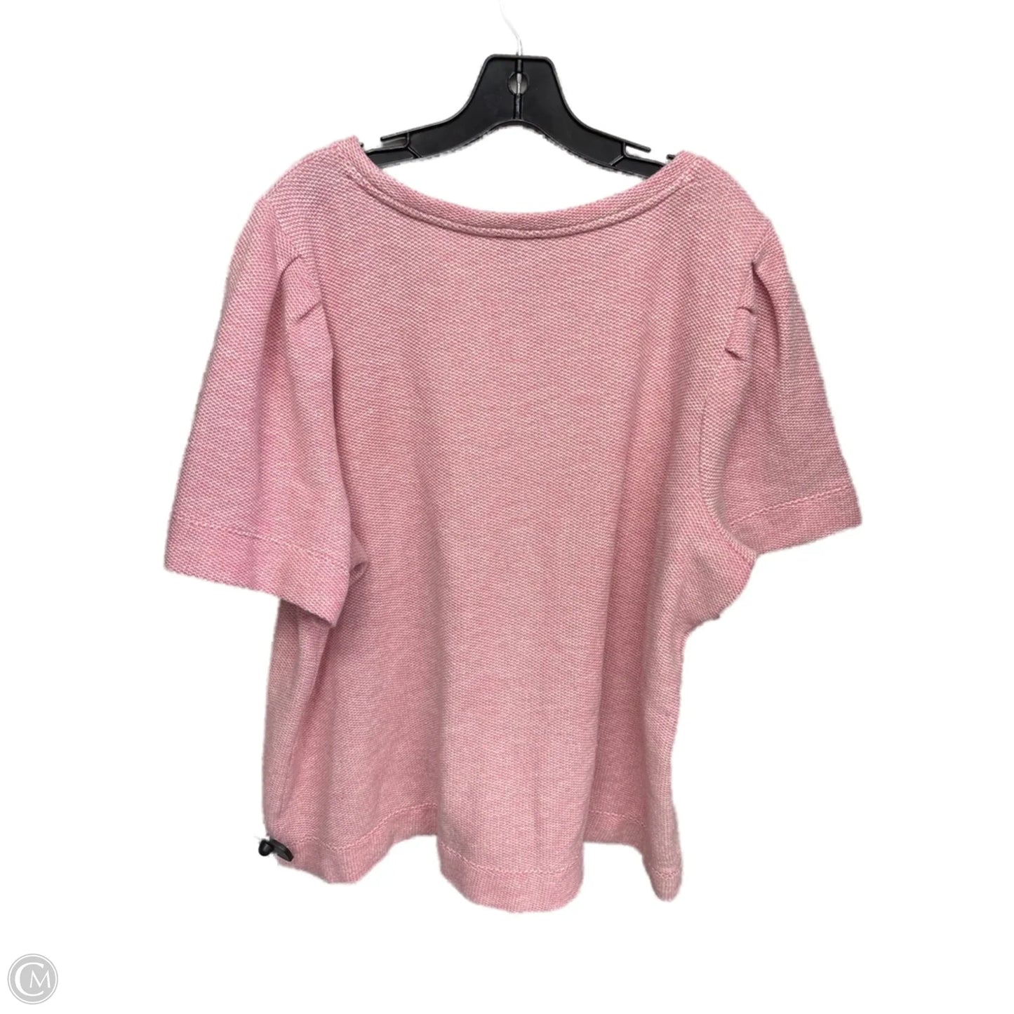 Top Short Sleeve By Talbots In Pink, Size: 3x