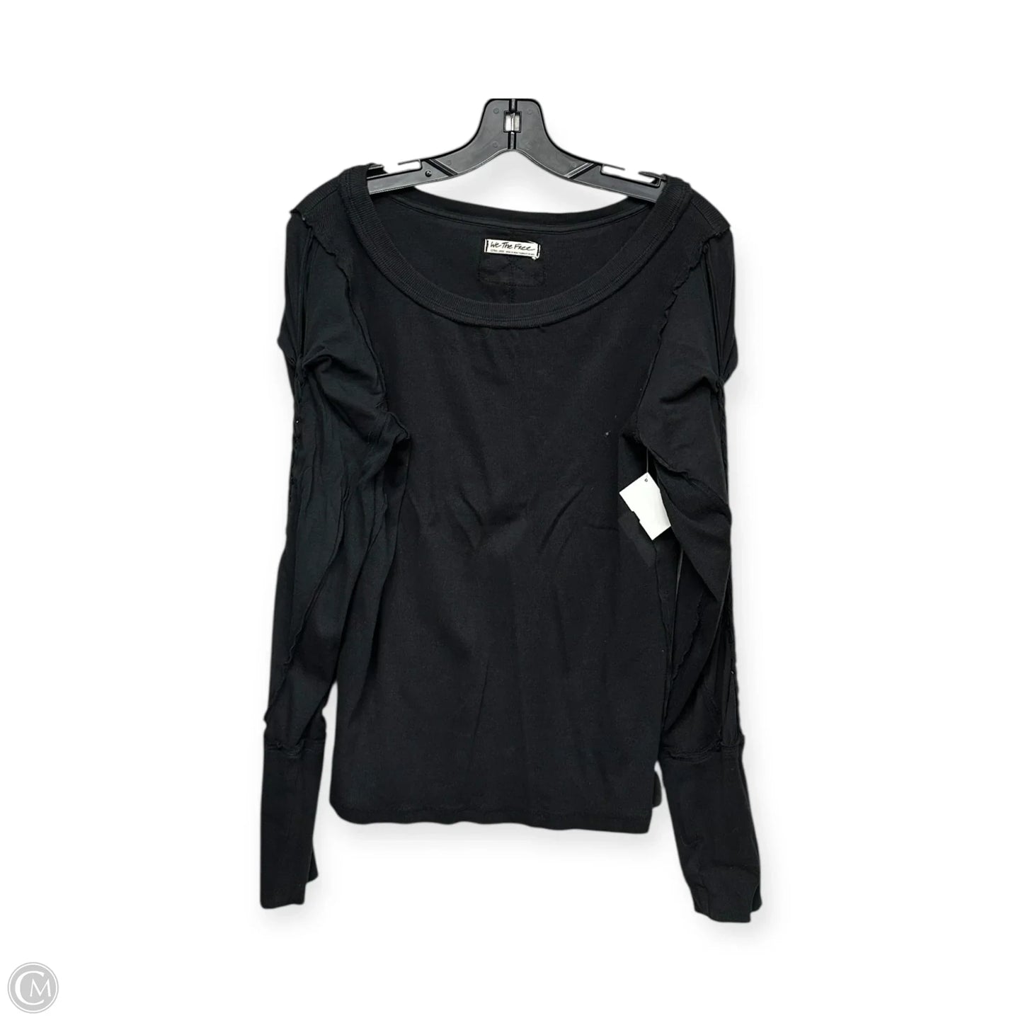Top Long Sleeve By We The Free In Black, Size: Xl