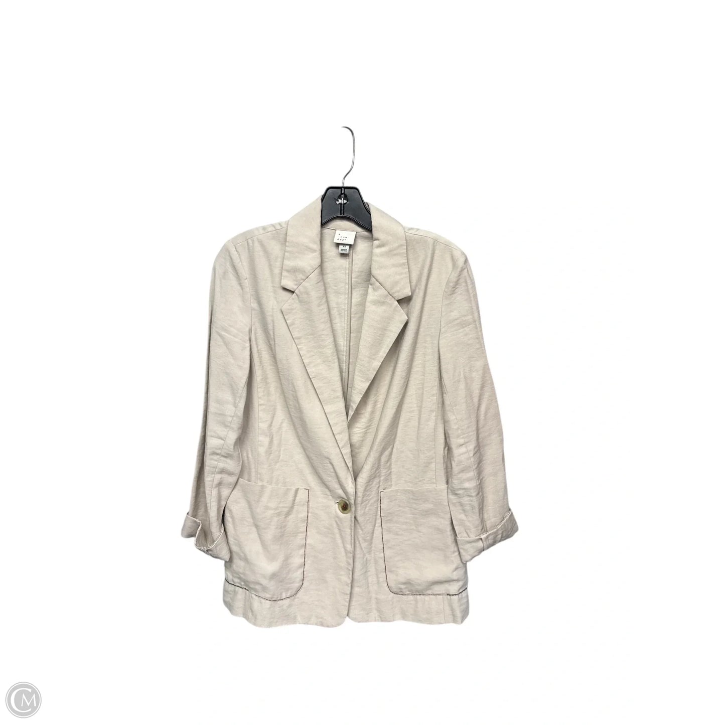 Blazer By A New Day In Tan, Size: Xs