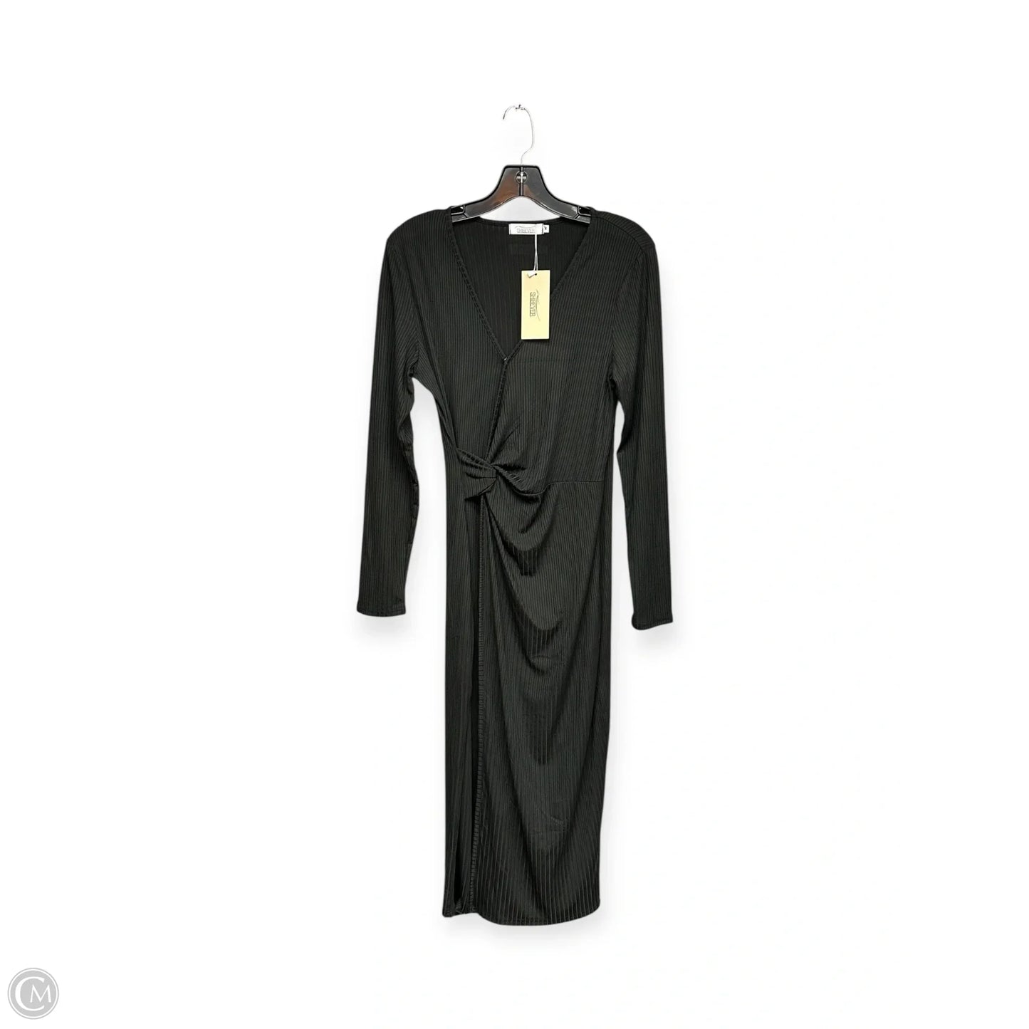 Dress Casual Midi By Clothes Mentor In Black, Size: M