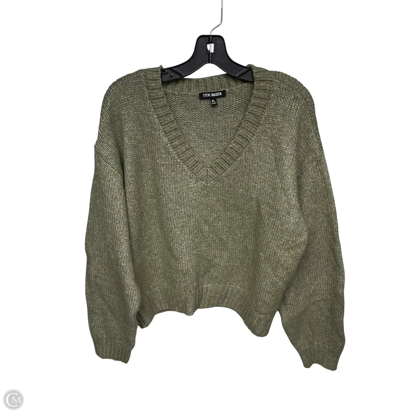 Sweater By Steve Madden In Green, Size: Xl