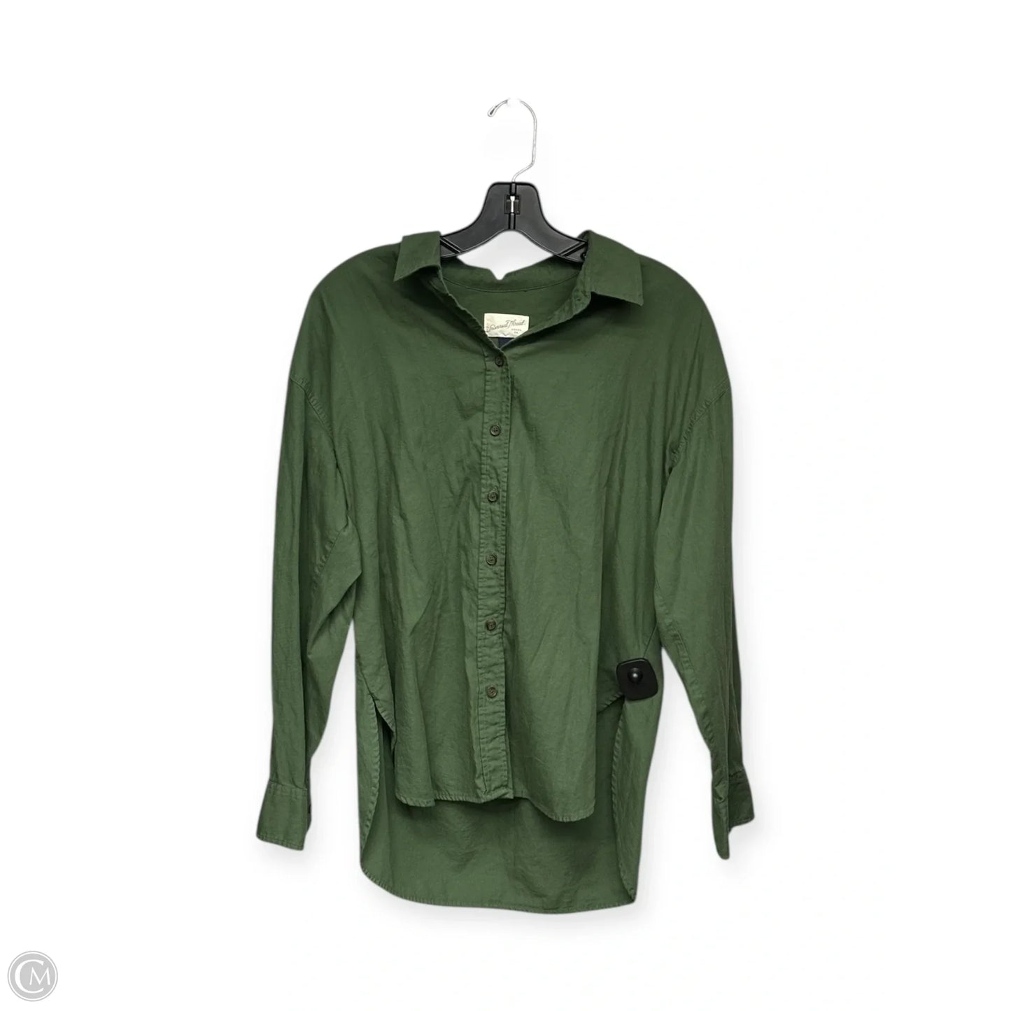 Top Long Sleeve By Universal Thread In Green, Size: S