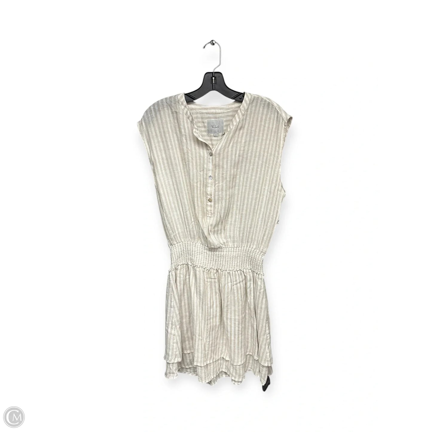 Dress Casual Short By Rails In Tan & White, Size: M