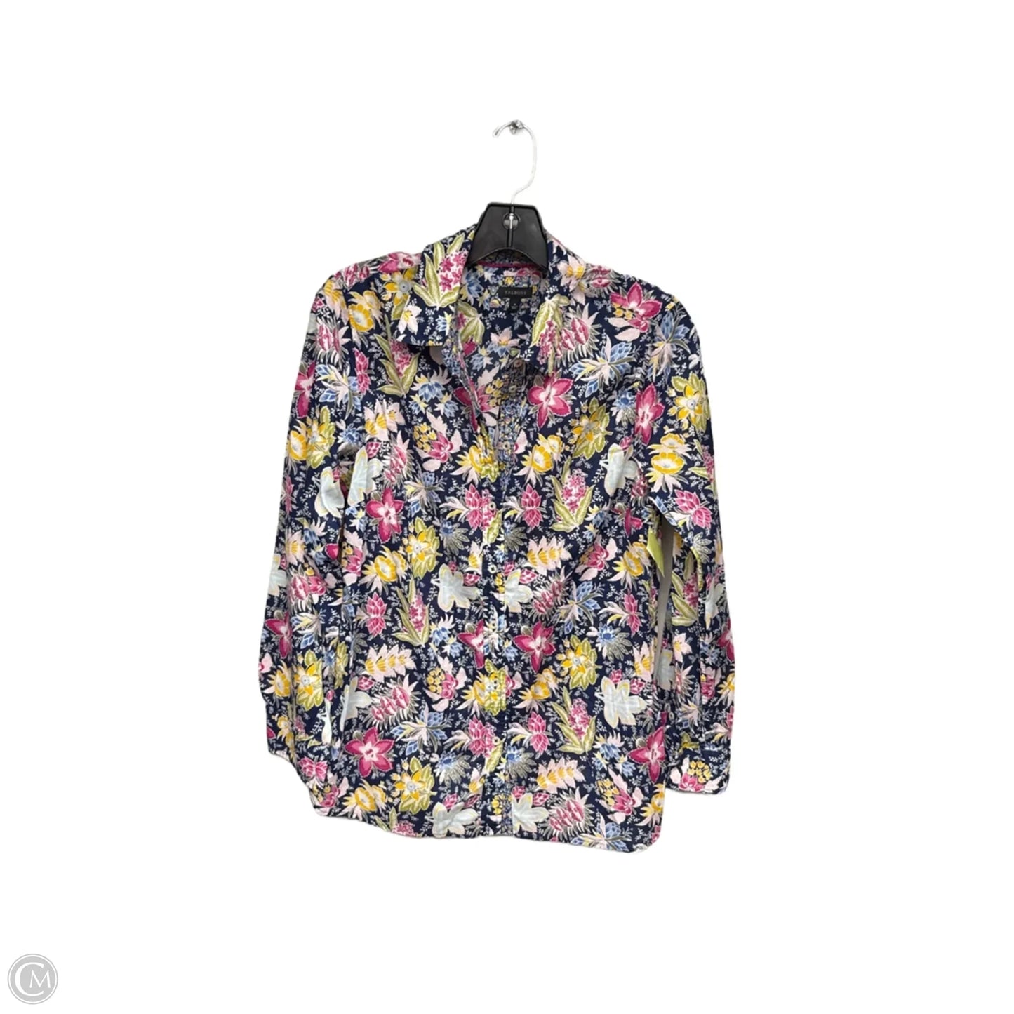 Top Long Sleeve By Talbots In Floral Print, Size: M