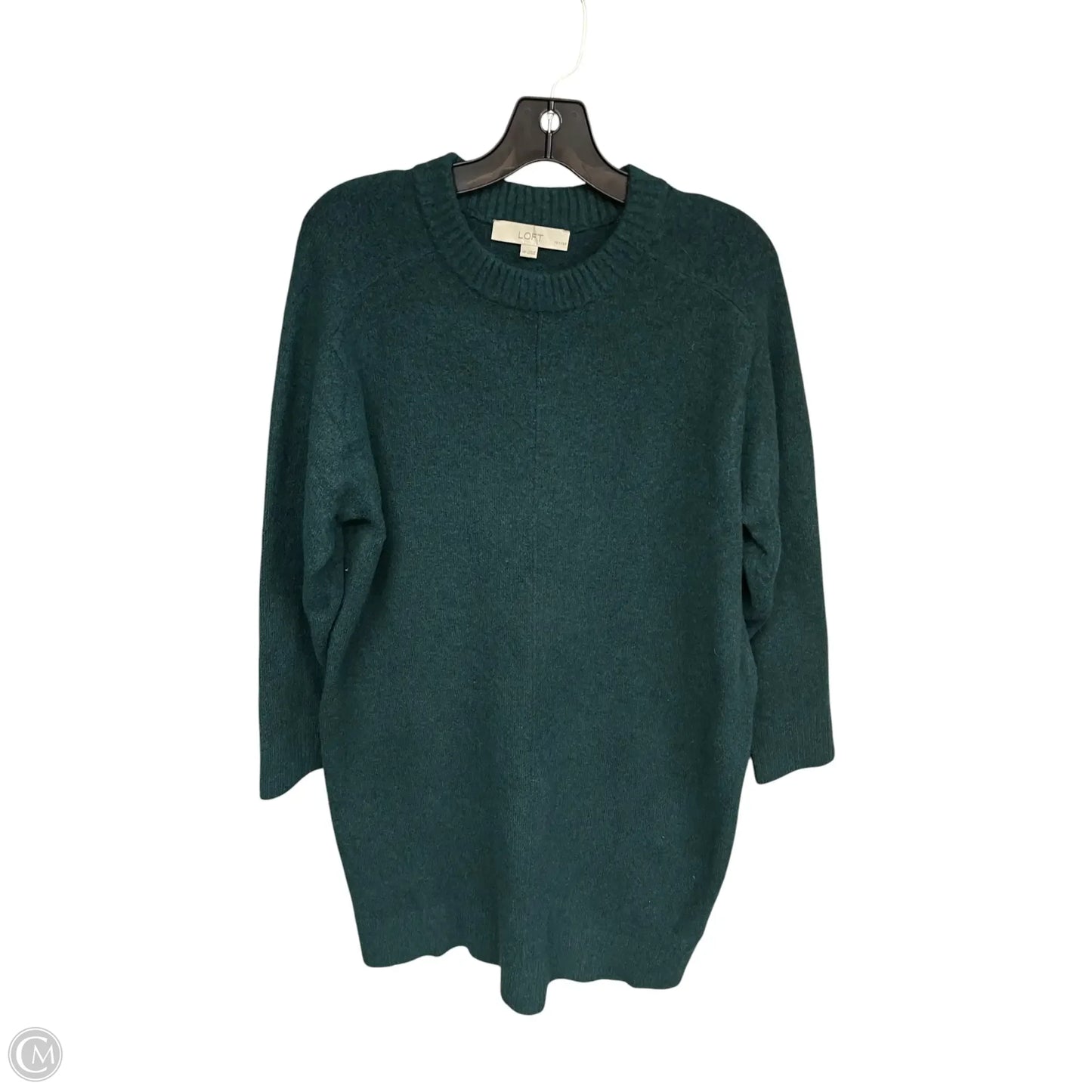 Dress Sweater By Loft In Teal, Size: Mp